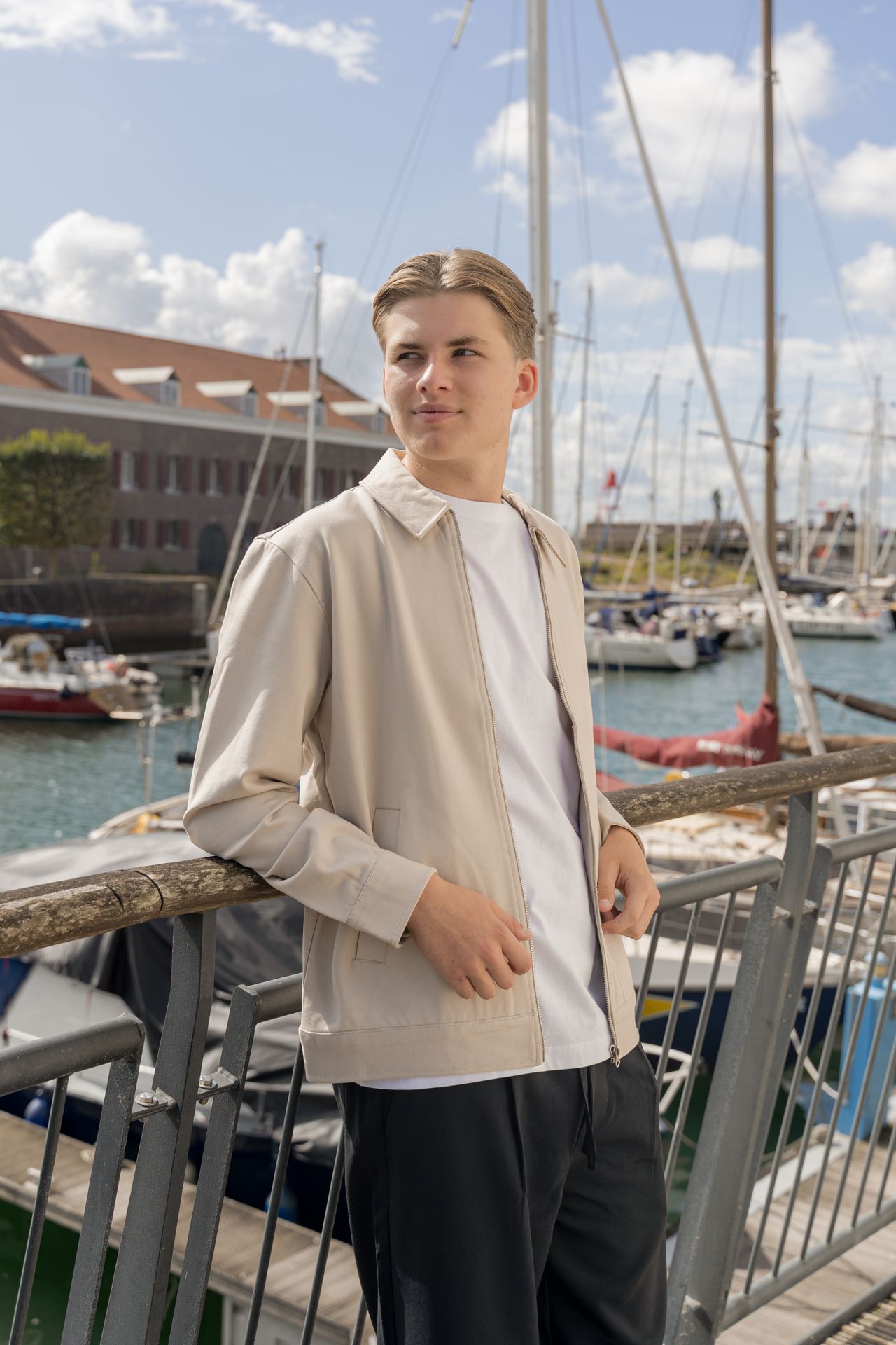 Only & Sons ONSJAKES 0339 REG ZIP OVERSHR FRML Silver Lining 2900159611011