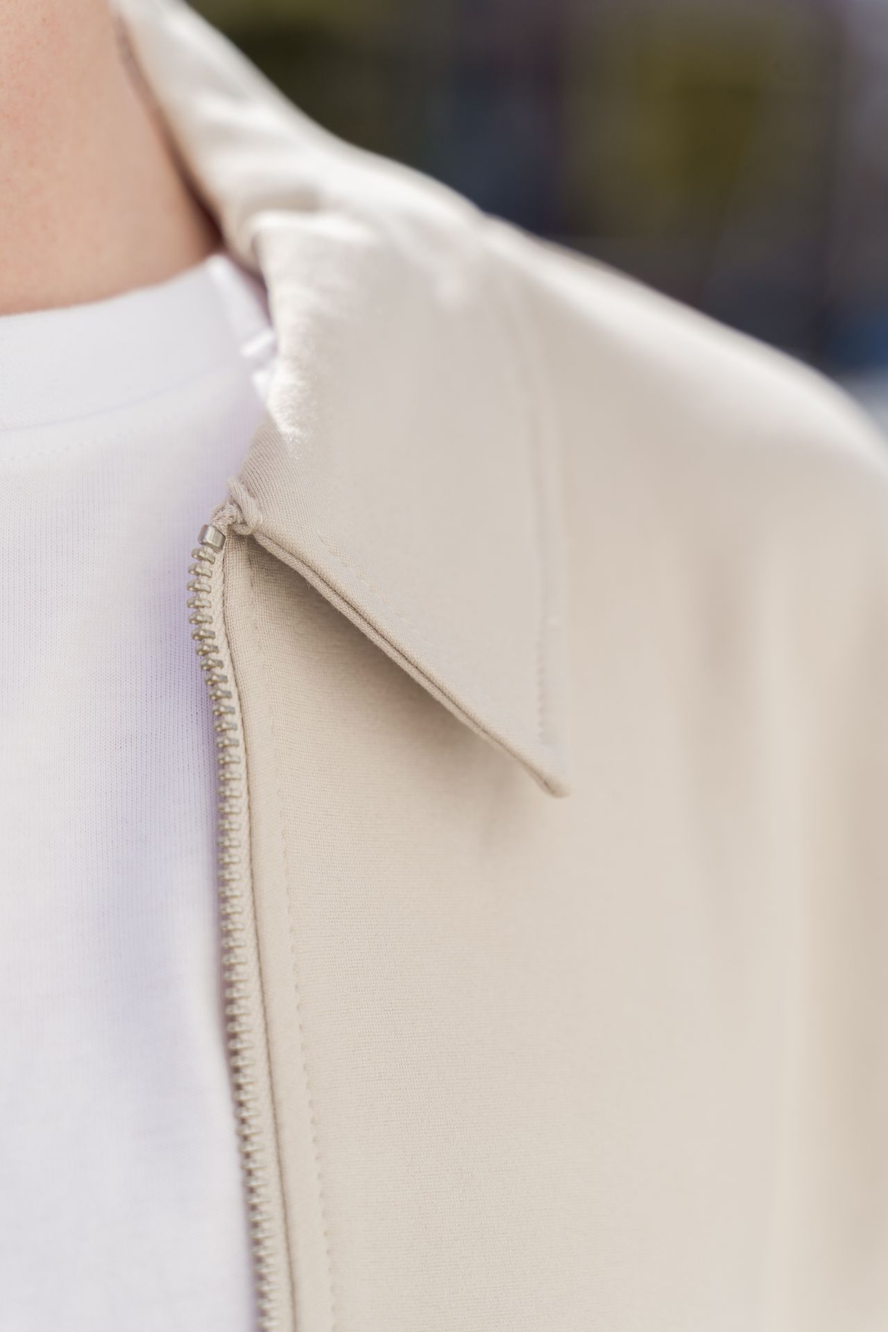 Only & Sons ONSJAKES 0339 REG ZIP OVERSHR FRML Silver Lining 2900159611011