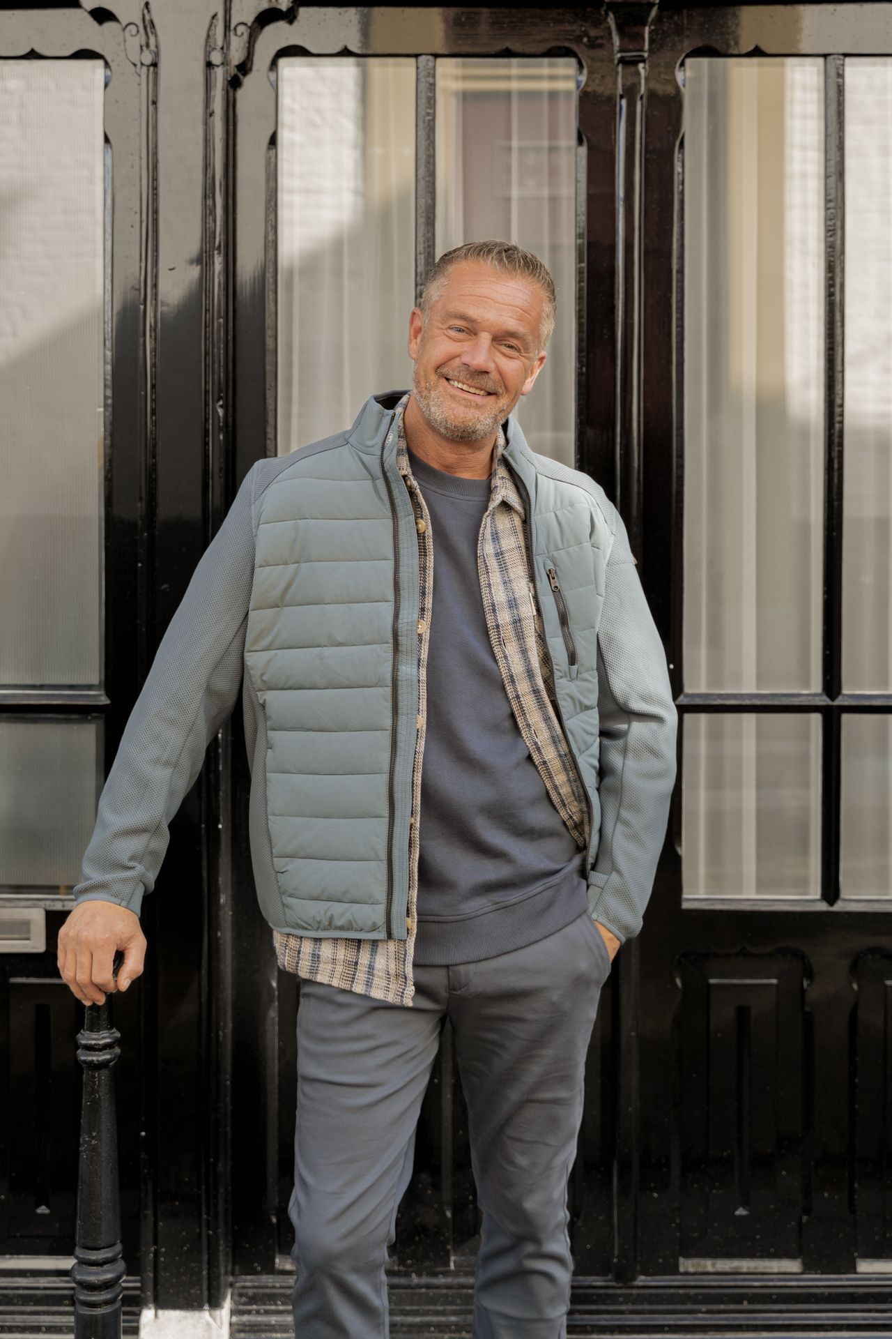 Cast Iron LONG SLEEVE SHIRT Heavy Check Stormy Weather 2900154218017 Cast Iron LONG SLEEVE SHIRT Heavy Check Stormy Weather 2900154218017