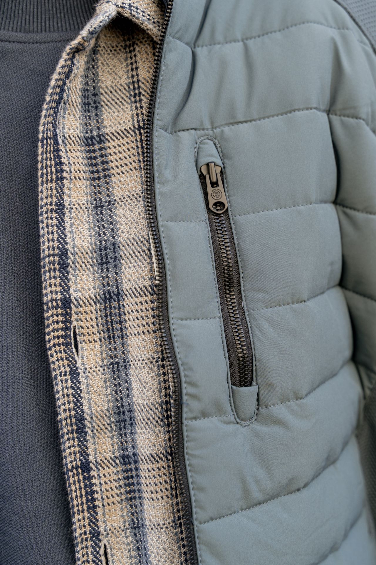 Cast Iron LONG SLEEVE SHIRT Heavy Check Stormy Weather 2900154218017 Cast Iron LONG SLEEVE SHIRT Heavy Check Stormy Weather 2900154218017