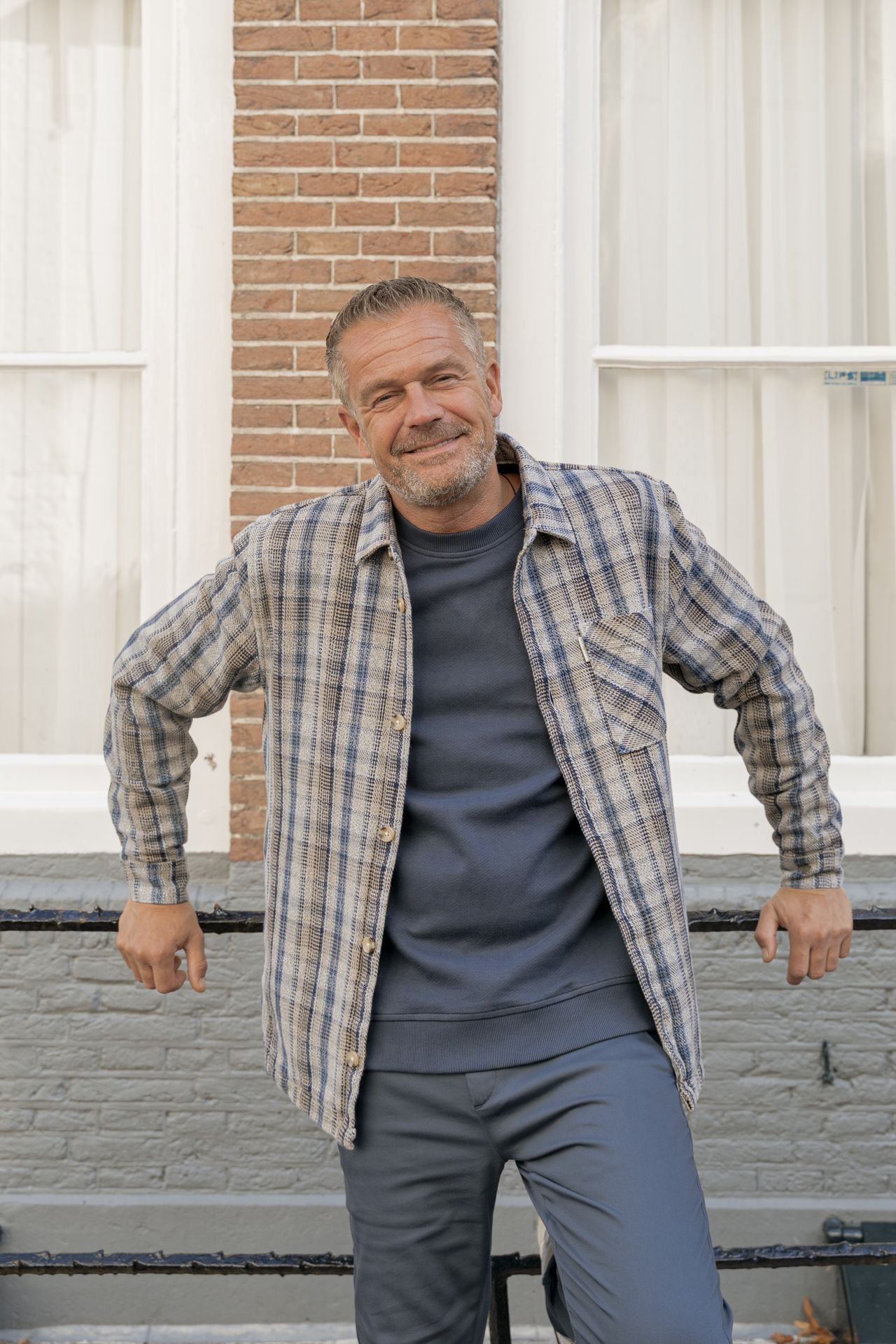 Cast Iron LONG SLEEVE SHIRT Heavy Check Stormy Weather 2900154218017 Cast Iron LONG SLEEVE SHIRT Heavy Check Stormy Weather 2900154218017