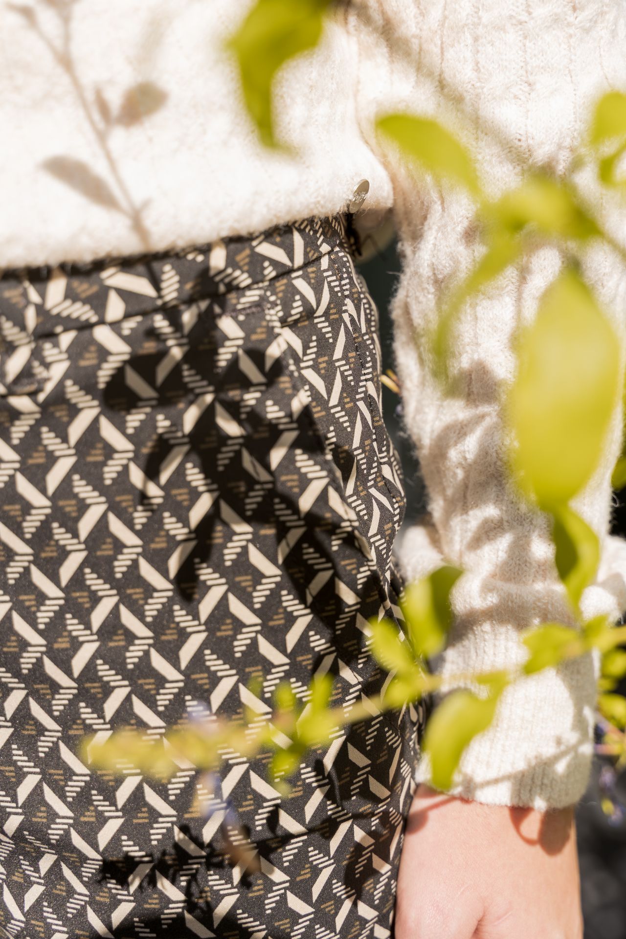 Red Button Diana Graphic Black Multi443 2900153932051