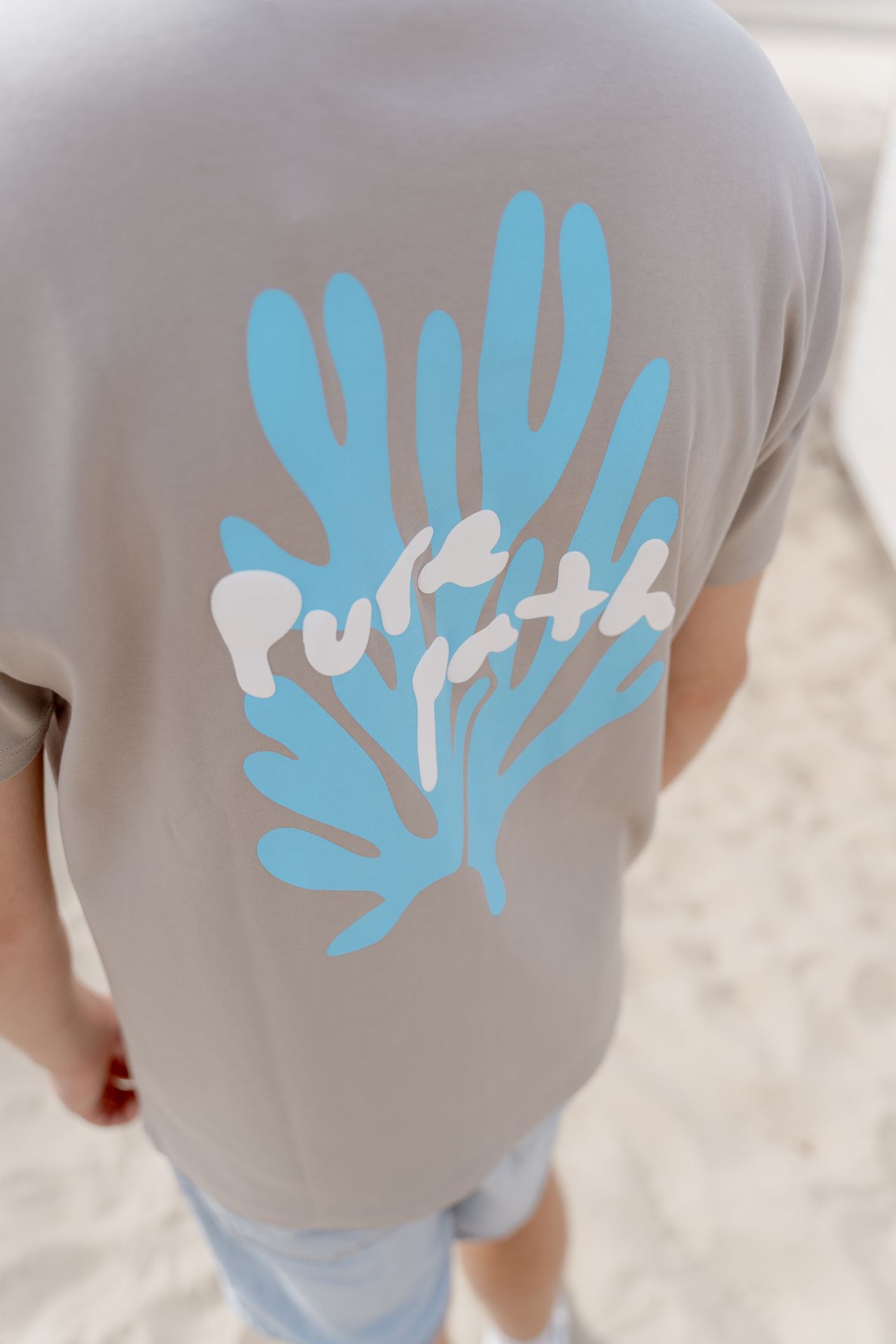 Pure Path Coral Reef T-shirt 53 taupe 2900166823063