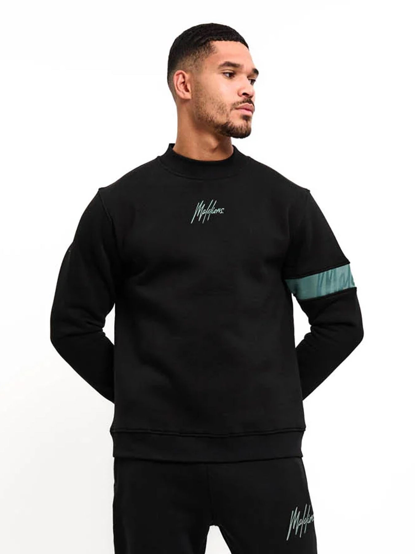 Malelions Men captain sweater Black 00115270-999