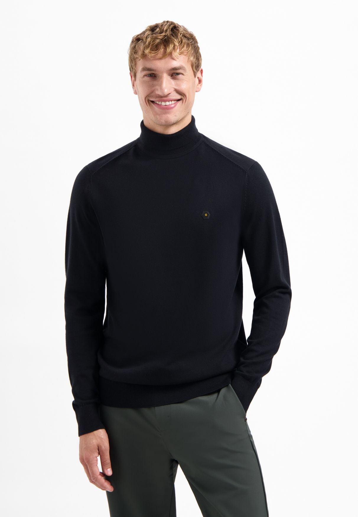 No Excess Pullover Roll Neck 020 black 00114766-EKA14000100000066