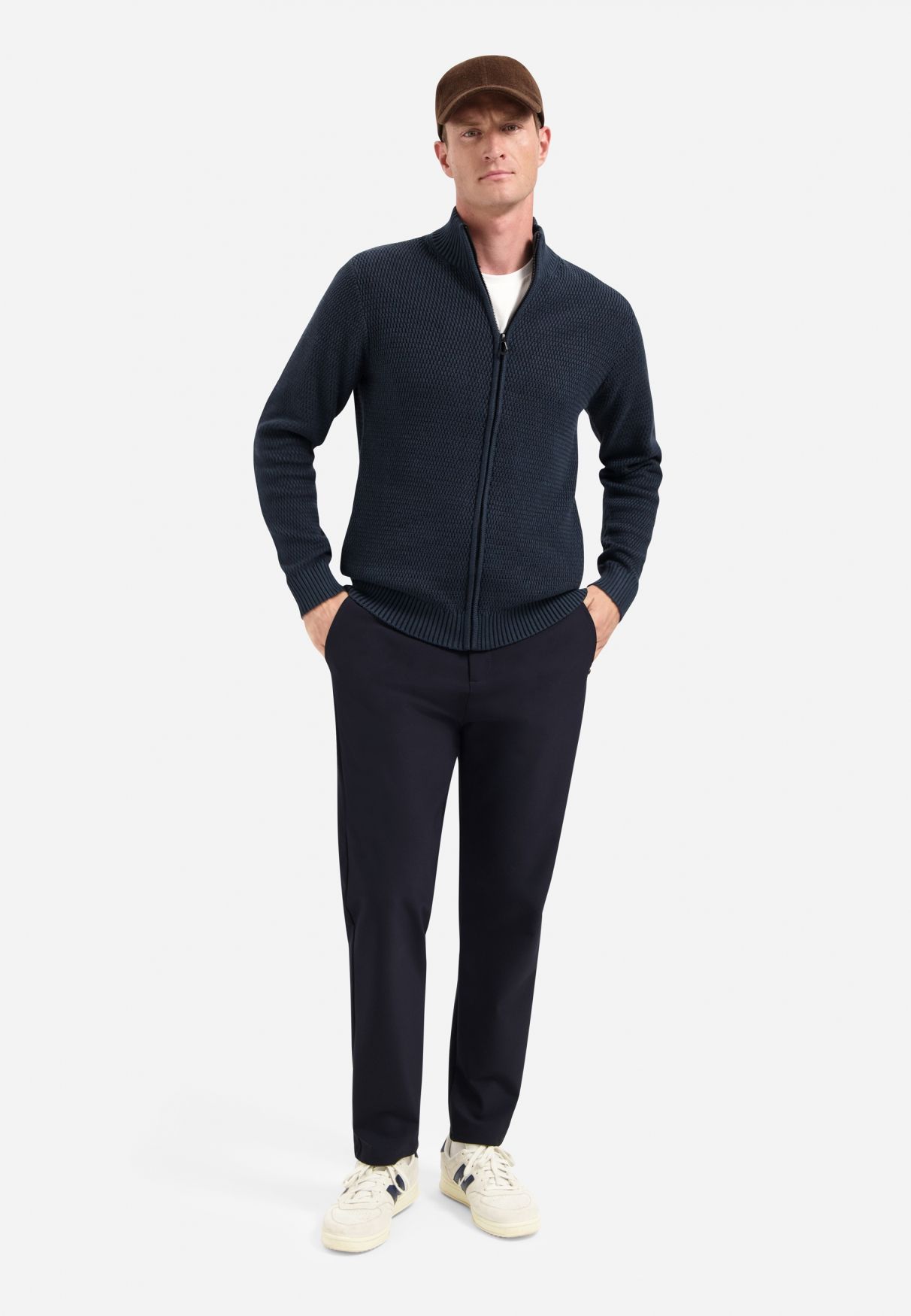 No Excess Cardigan 2 Coloured Melange 078 night 2900159481041