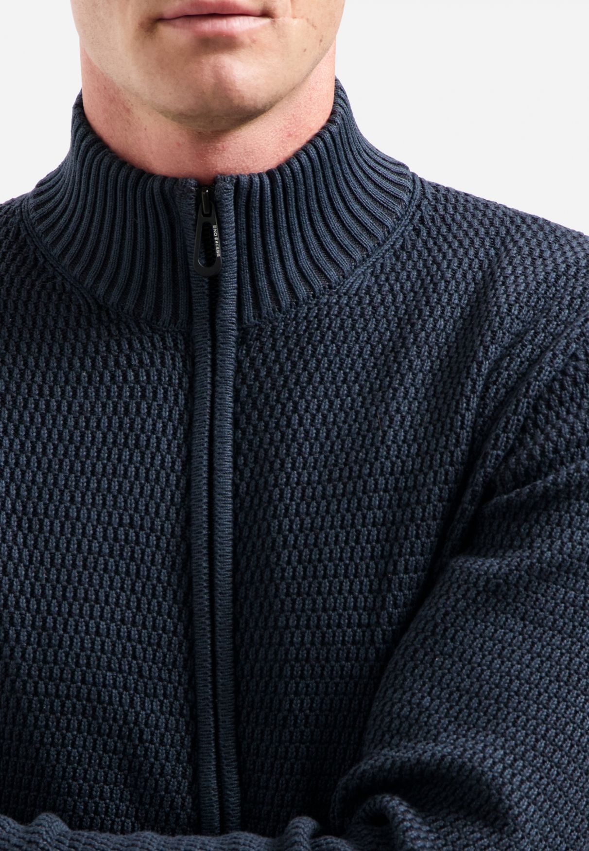 No Excess Cardigan 2 Coloured Melange 078 night 2900159481041