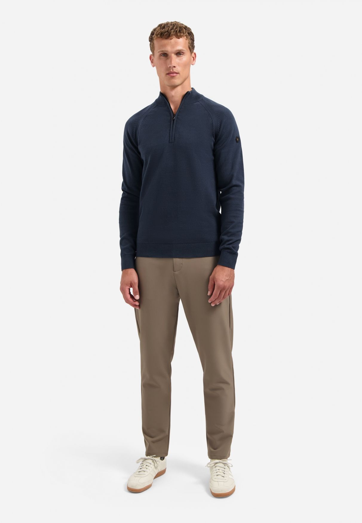 No Excess Pullover Half Zip High Collar Solid 078 night 2900160348074