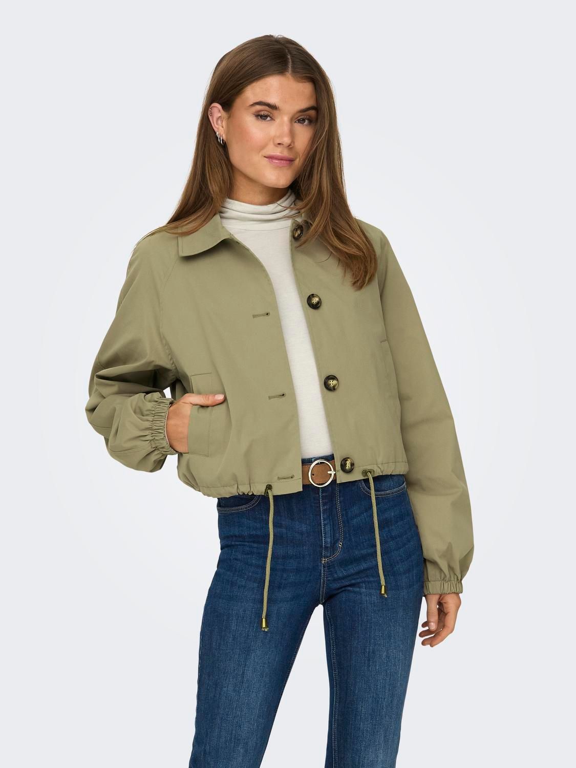 Only ONLEJA ORCHID JACKET CC OTW Covert Green 2900154247024 Only ONLEJA ORCHID JACKET CC OTW Covert Green 2900154247024