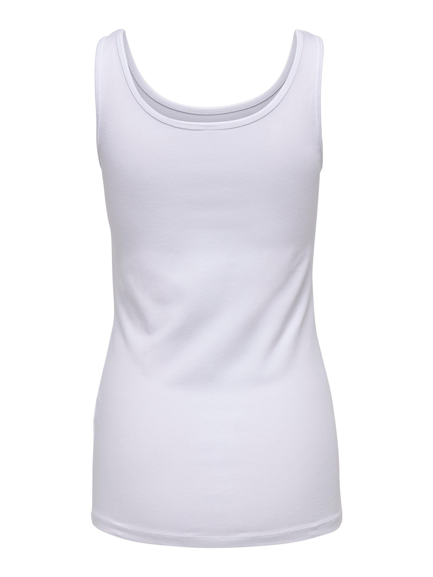 Only ONLLIVE LOVE S/L TANK TOP NOOS - White White 2900131881029