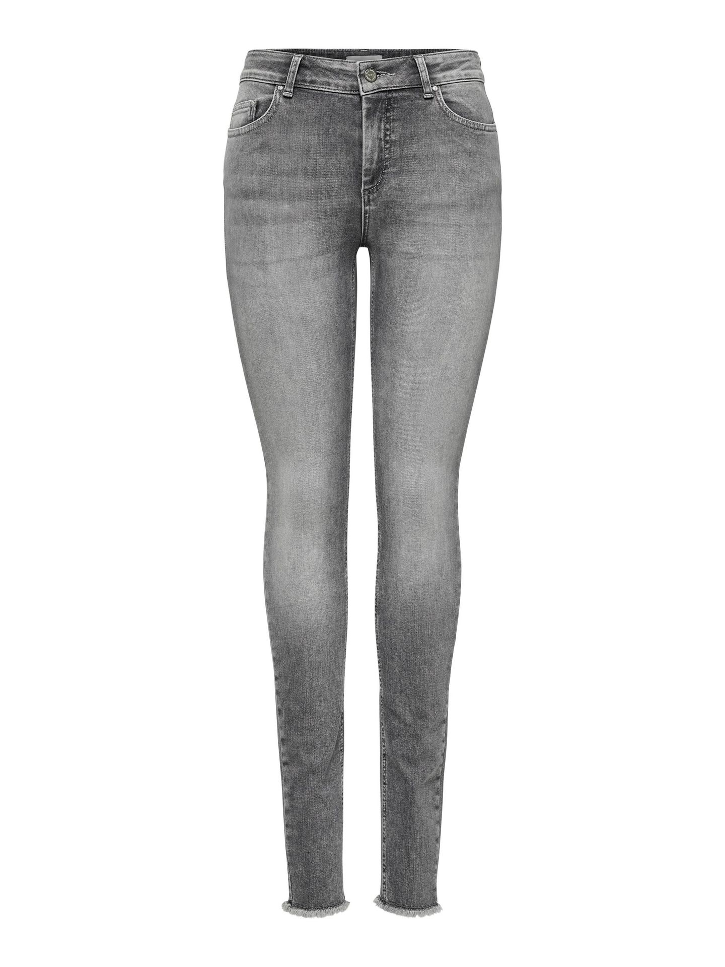 Only ONLBLUSH LIFE MID SK ANKRAW REA0918 - Grey Denim Grey Denim 2900125946109