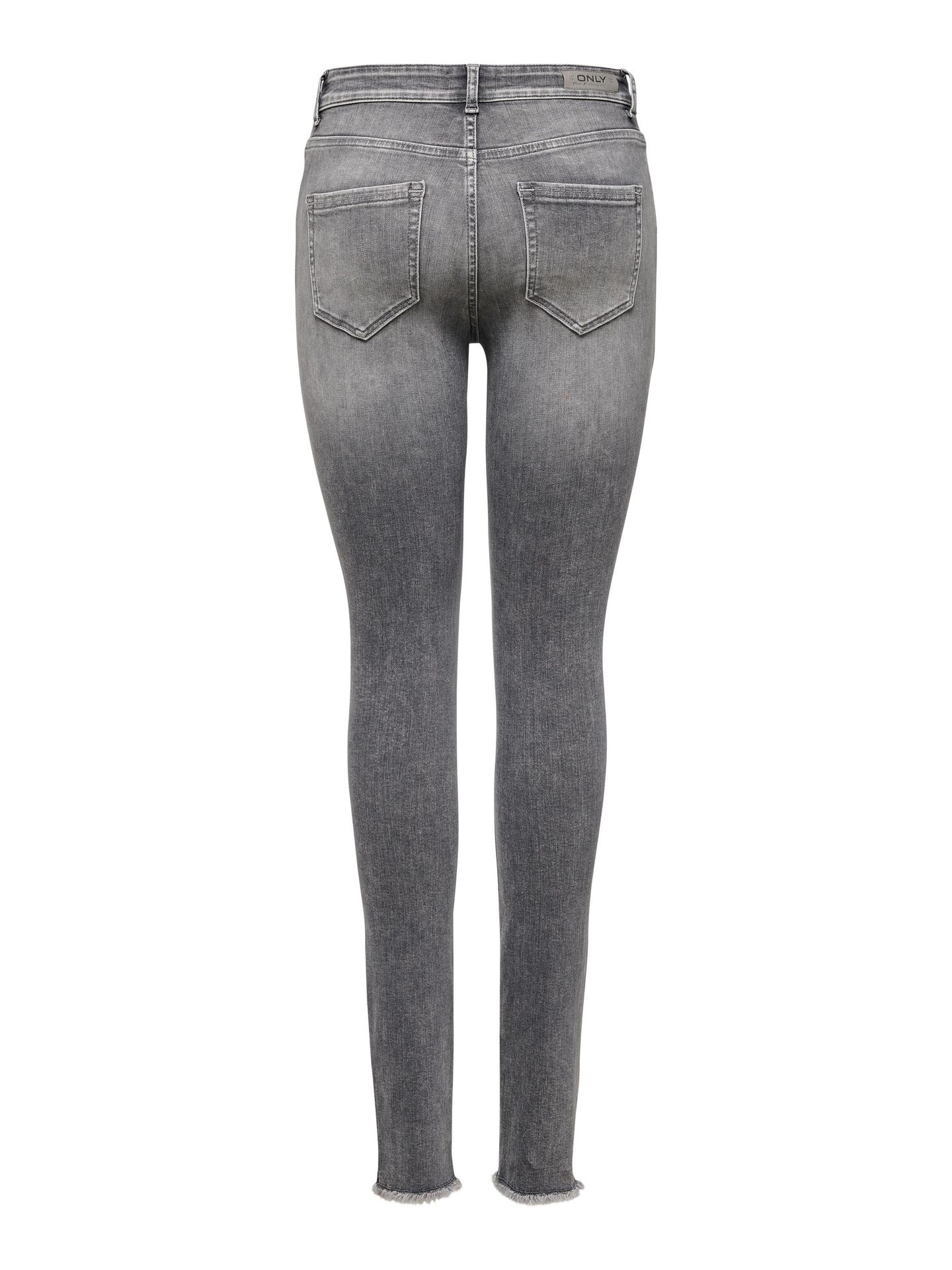 Only ONLBLUSH LIFE MID SK ANKRAW REA0918 - Grey Denim Grey Denim 2900125946109
