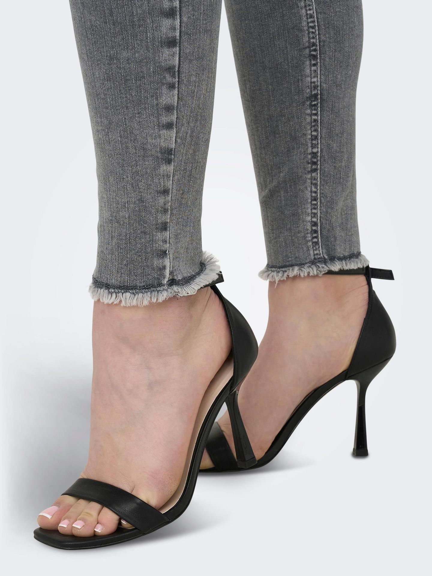 Only ONLBLUSH LIFE MID SK ANKRAW REA0918 - Grey Denim Grey Denim 2900125946116 Only ONLBLUSH LIFE MID SK ANKRAW REA0918 - Grey Denim Grey Denim 2900125946116