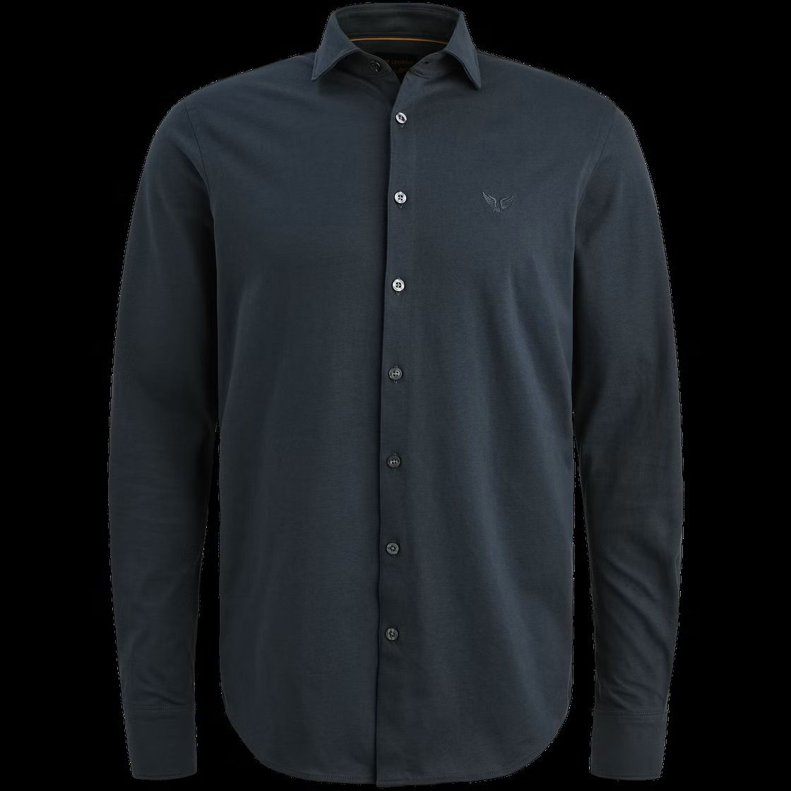 Pme Legend LONG SLEEVE SHIRT Satin Jersey Navy Blazer 2900156402032