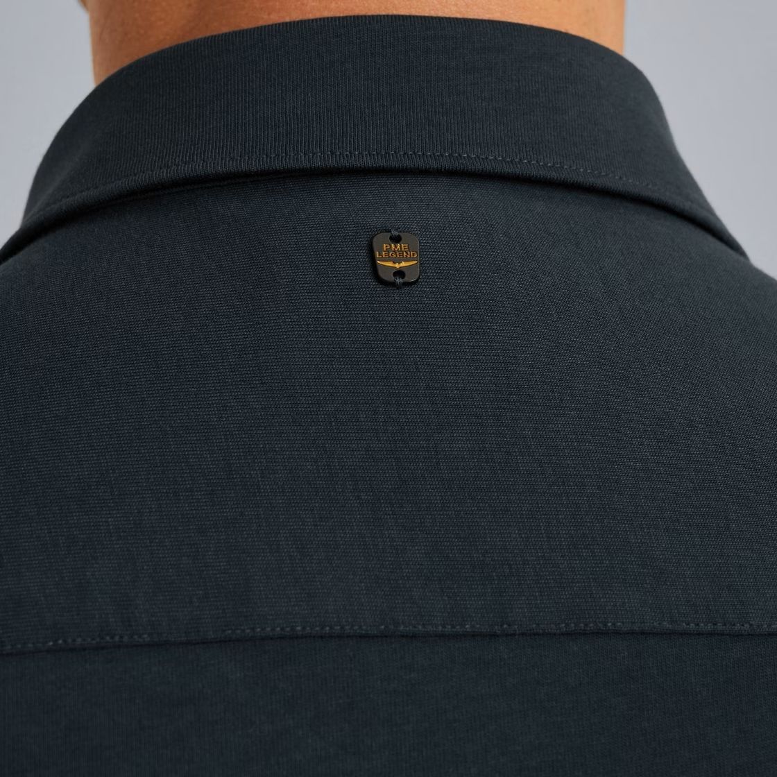 Pme Legend LONG SLEEVE SHIRT Satin Jersey Navy Blazer 2900156402032