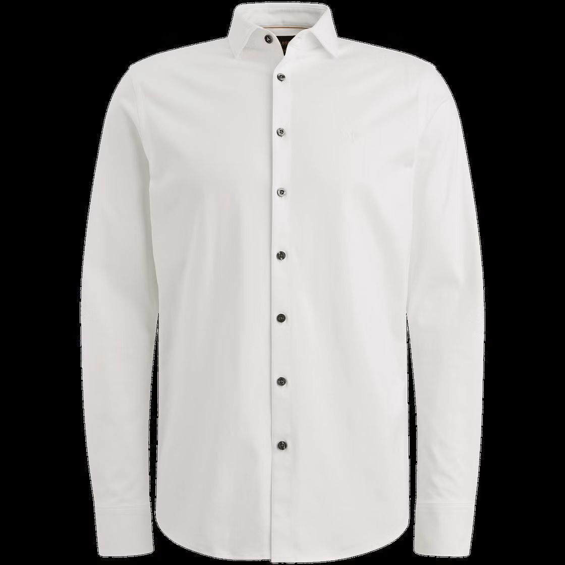 Pme Legend LONG SLEEVE SHIRT Satin Jersey Bright White 2900156403022