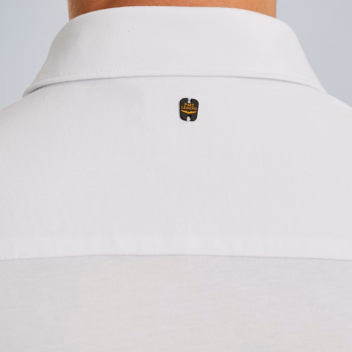 Pme Legend LONG SLEEVE SHIRT Satin Jersey Bright White 2900156403022