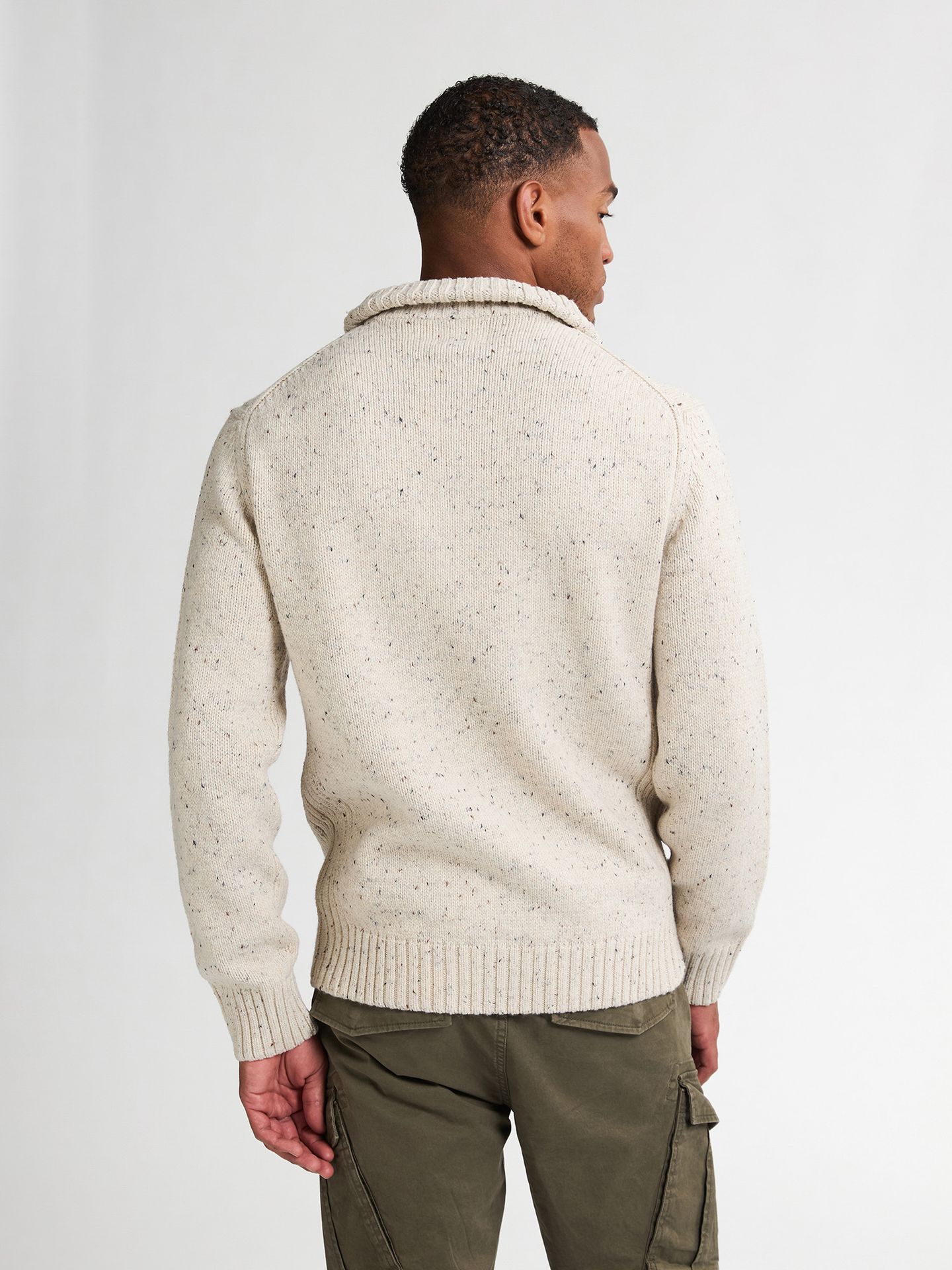 Petrol Industries Men Knitwear Collar 0009 antique white melee 2900159602088