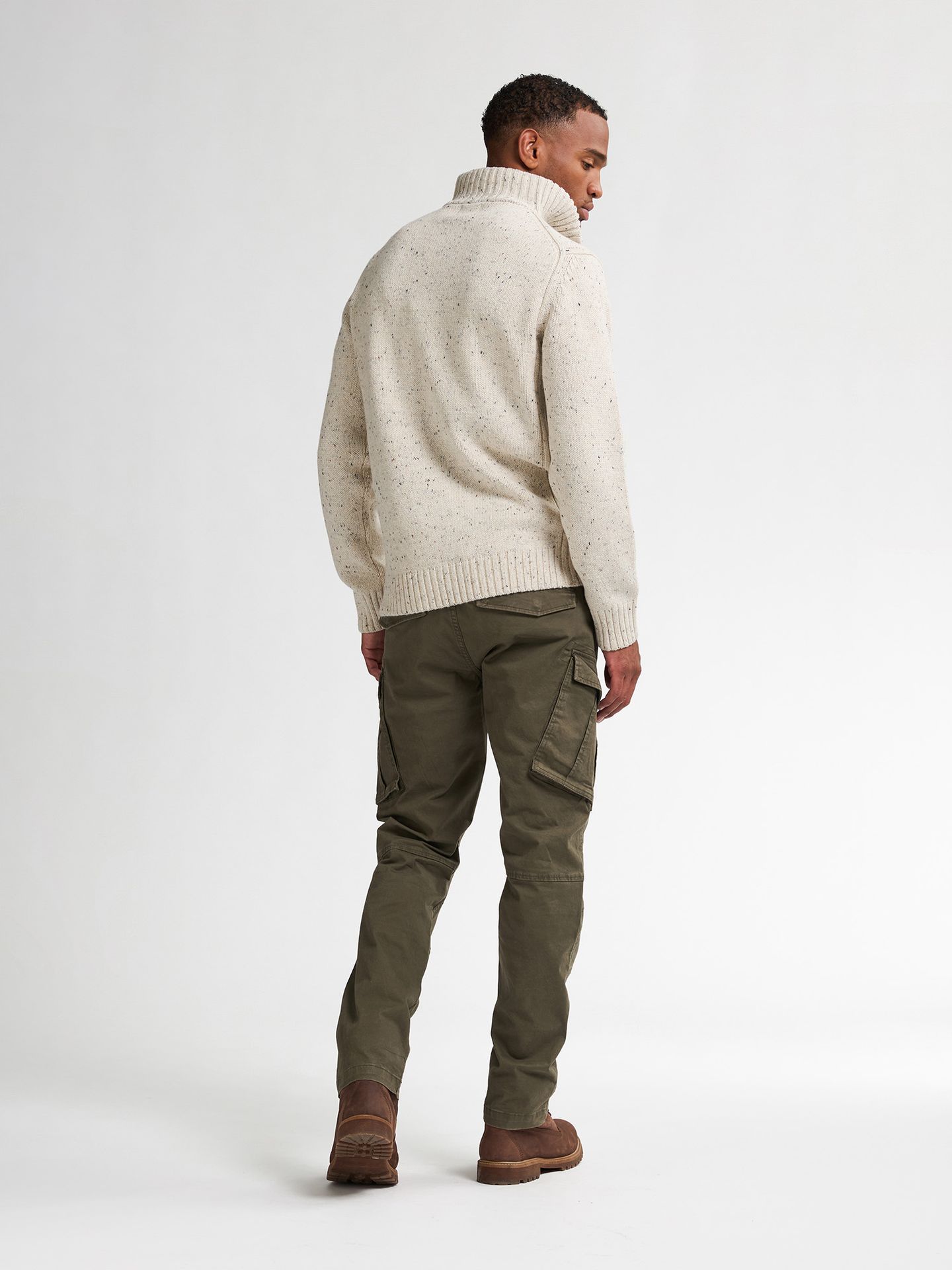 Petrol Industries Men Knitwear Collar 0009 antique white melee 2900159602088