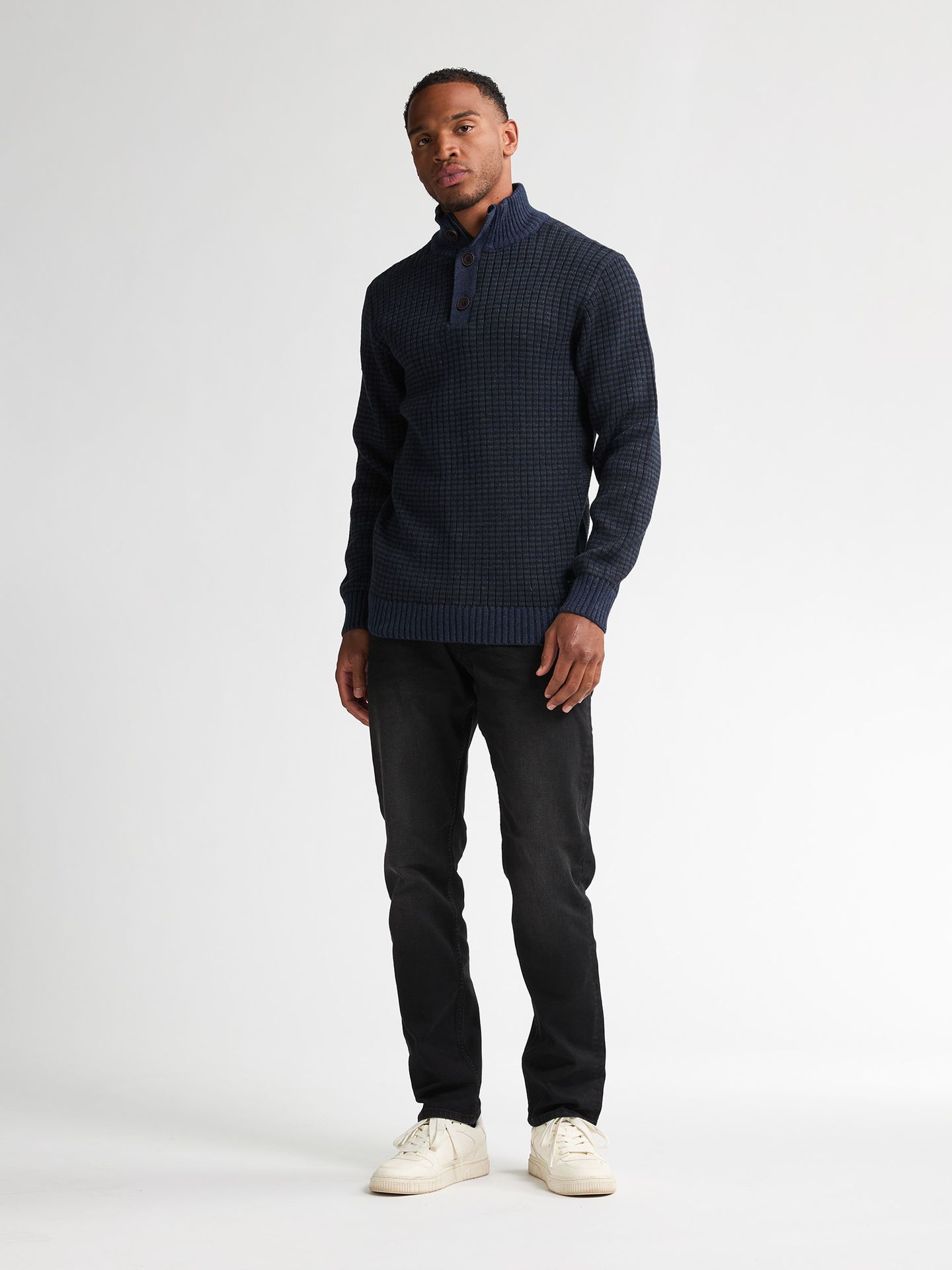 Petrol Industries Men Knitwear Round Neck Basic 5090 deep capri 2900159577096