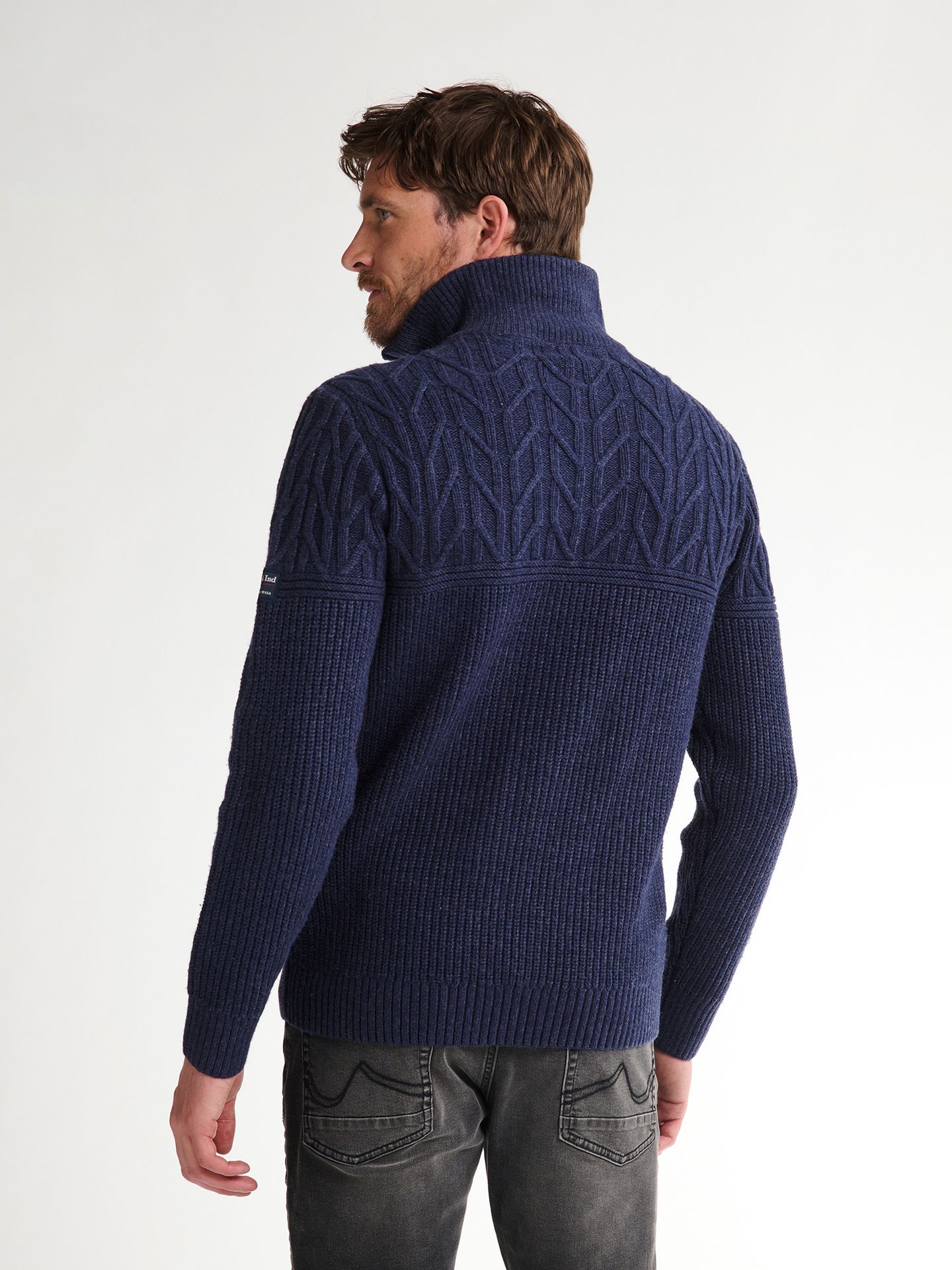 Petrol Industries Men Knitwear Collar 5090 deep capri 2900159605041