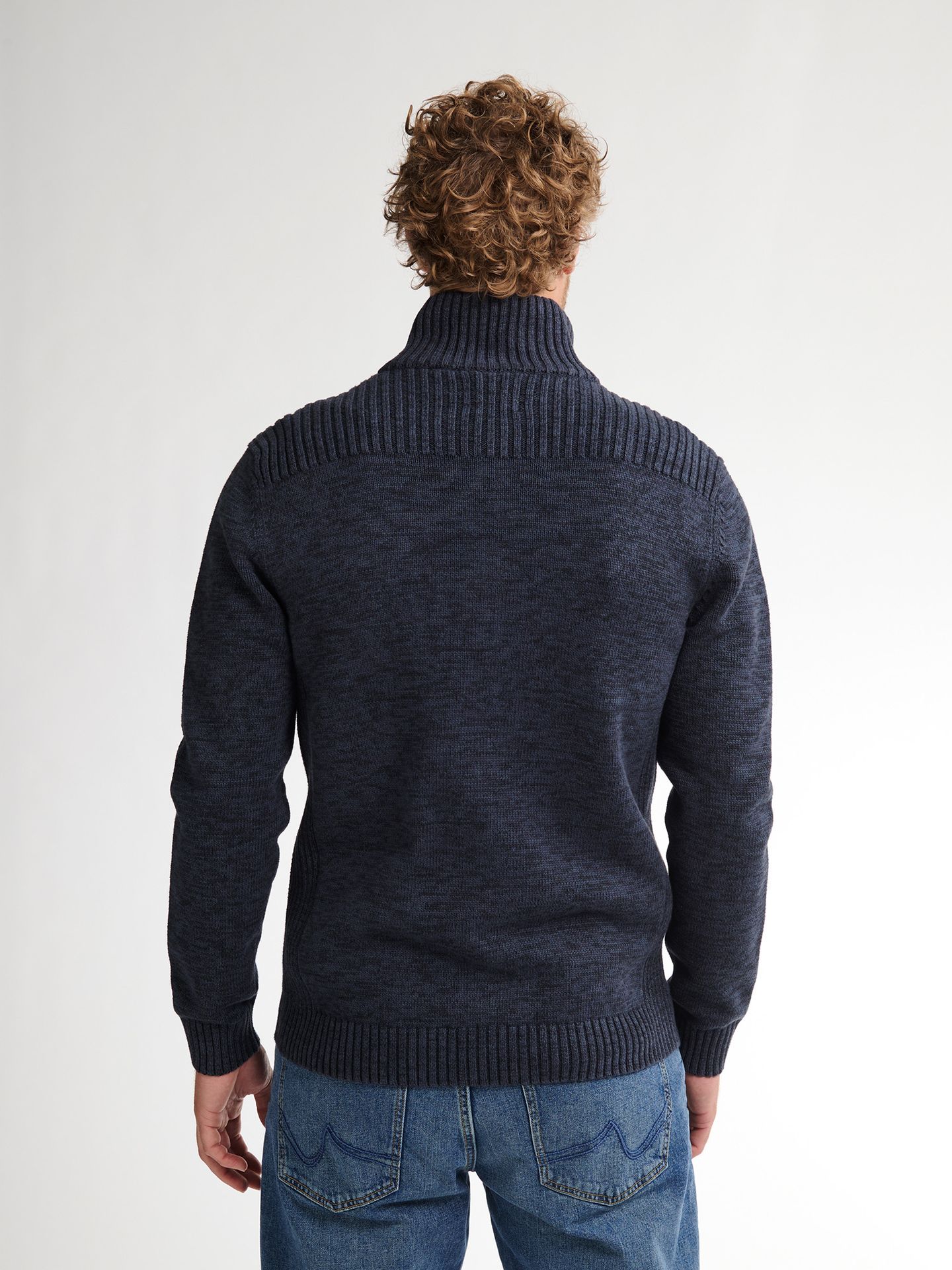 Petrol Industries Men Knitwear Collar Cardigan 5092 royal navy 2900159637073