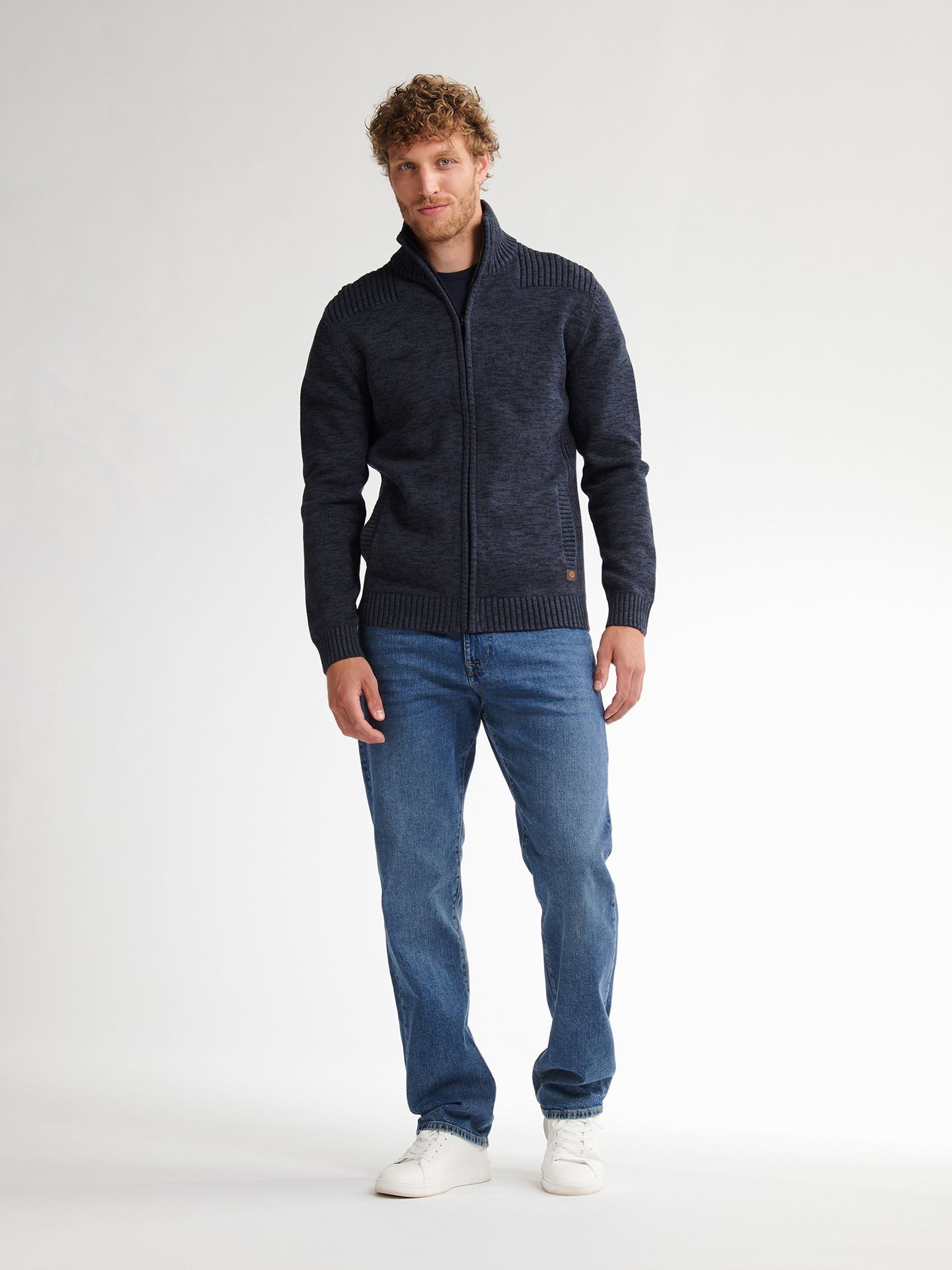 Petrol Industries Men Knitwear Collar Cardigan 5092 royal navy 2900159637073