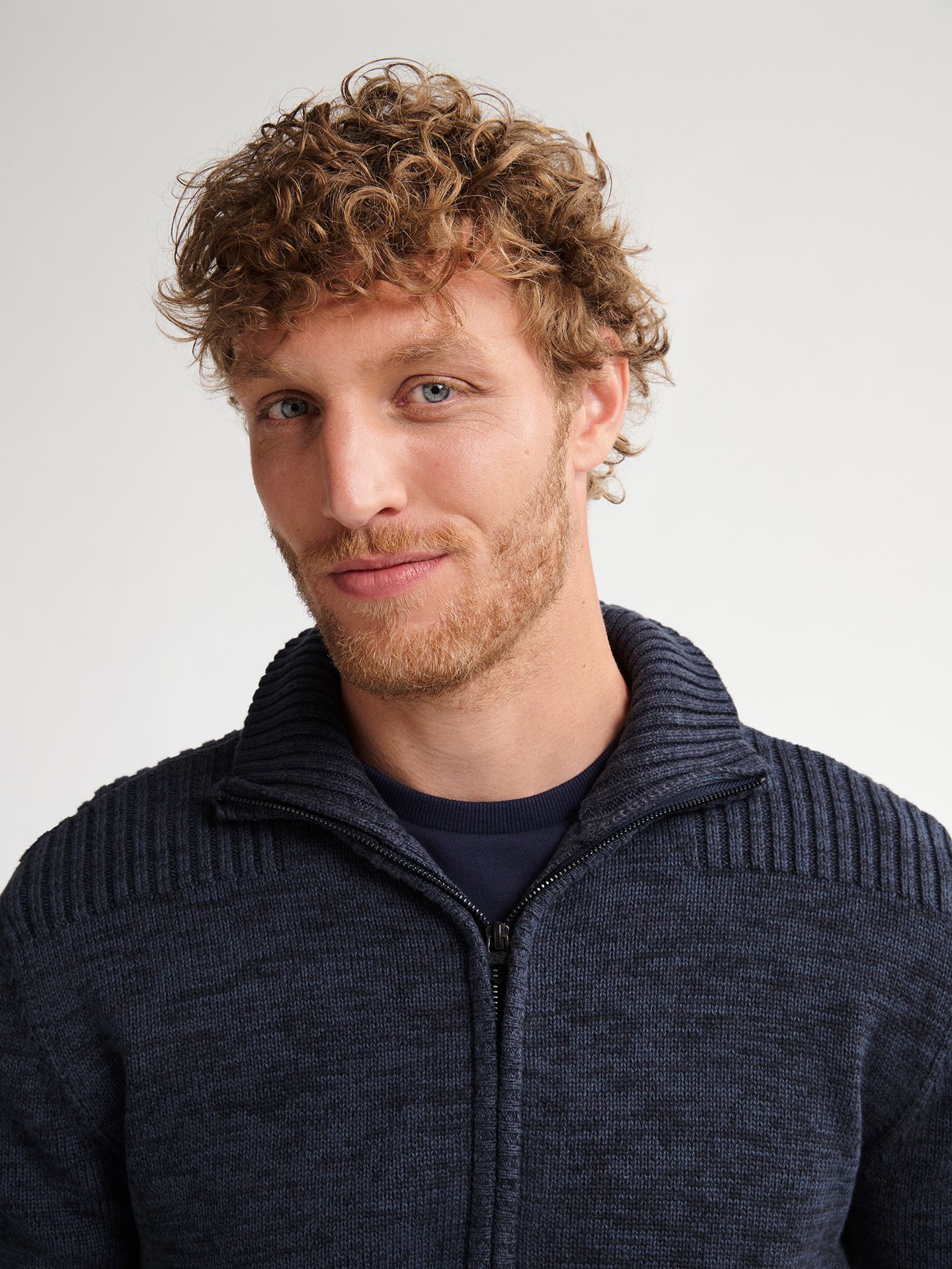 Petrol Industries Men Knitwear Collar Cardigan 5092 royal navy 2900159637073