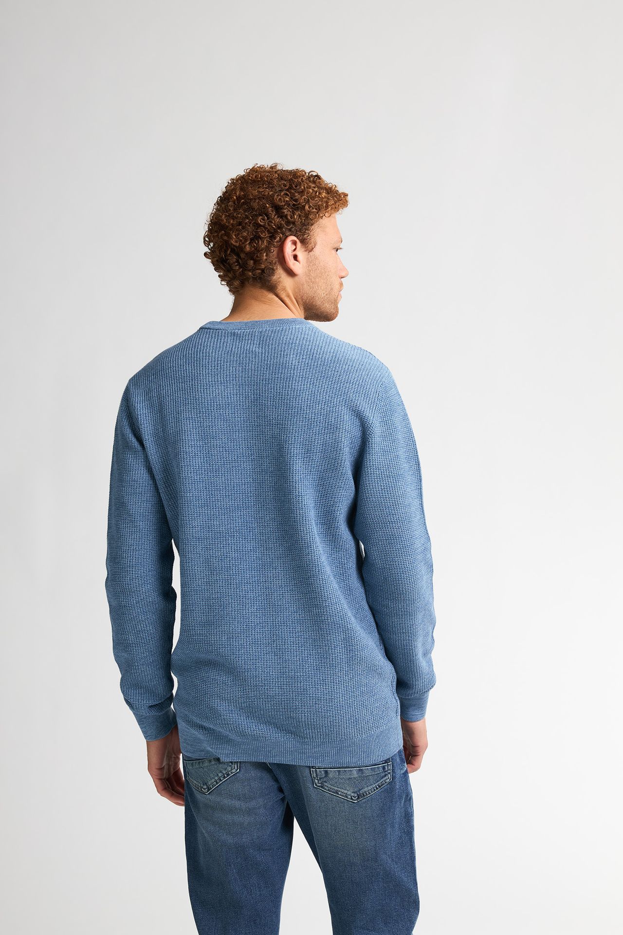 Petrol Industries Men Knitwear Round Neck Basic 5187 pale blue 2900159578079