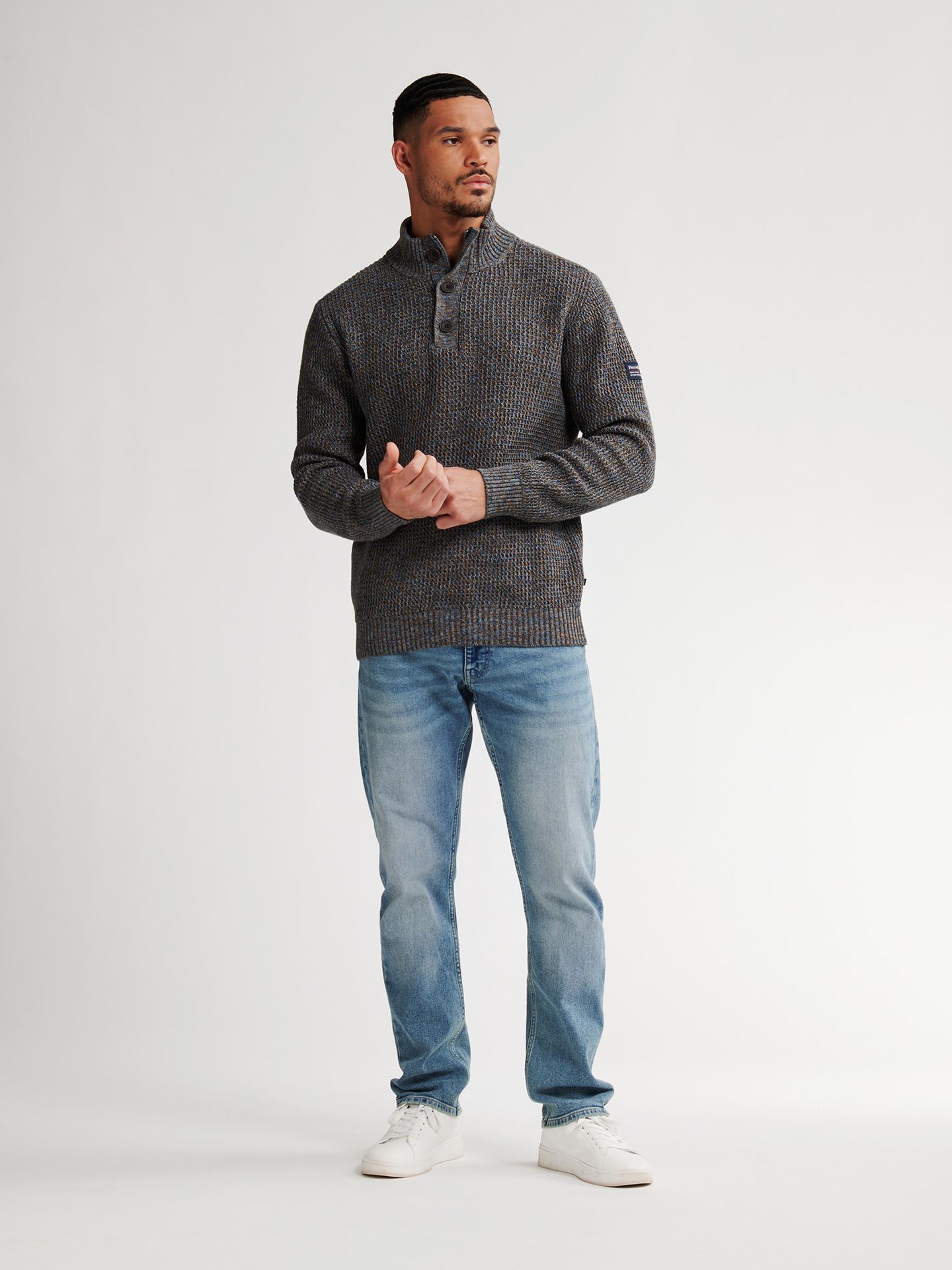 Petrol Industries Men Knitwear Collar 5190 indie blue 2900159585084