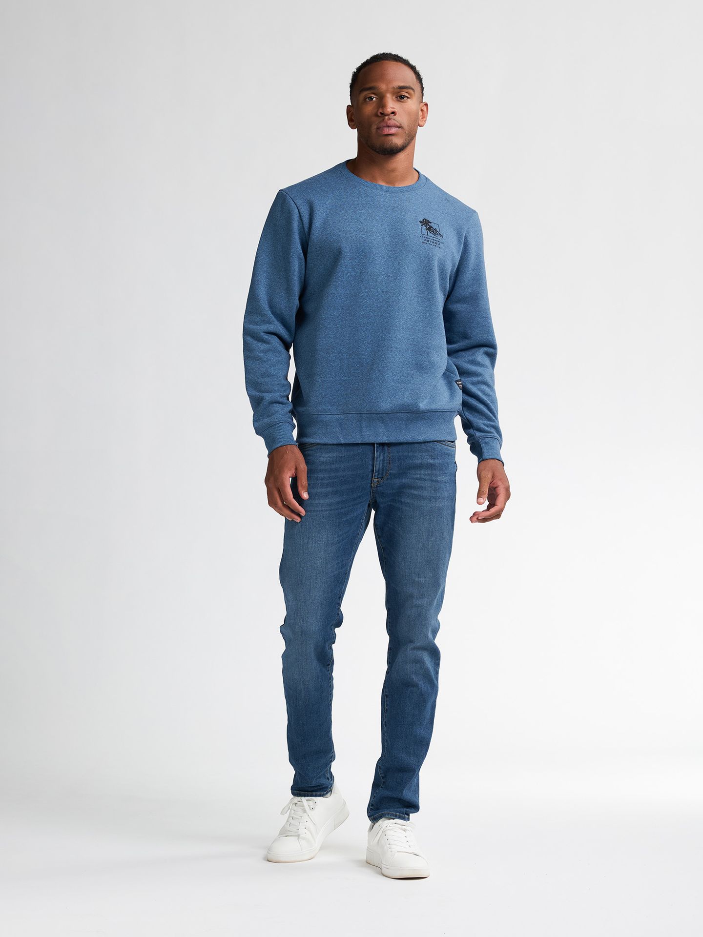 Petrol Industries Men Sweater Round Neck 5190 indie blue 2900159590071