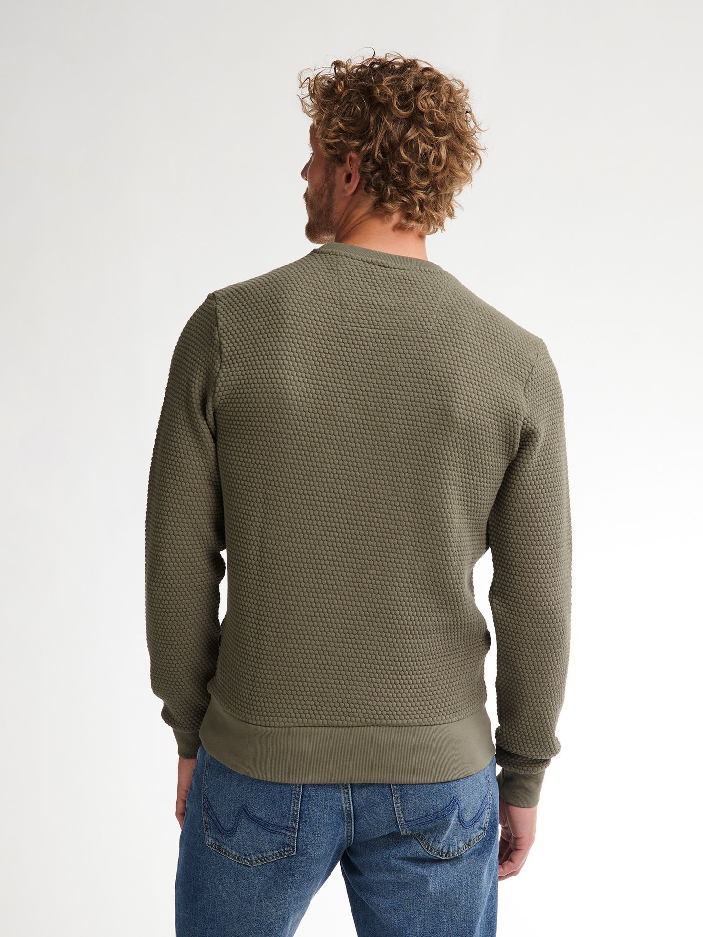 Petrol Industries Men Sweater Round Neck 6174 mossy stone 2900158526088