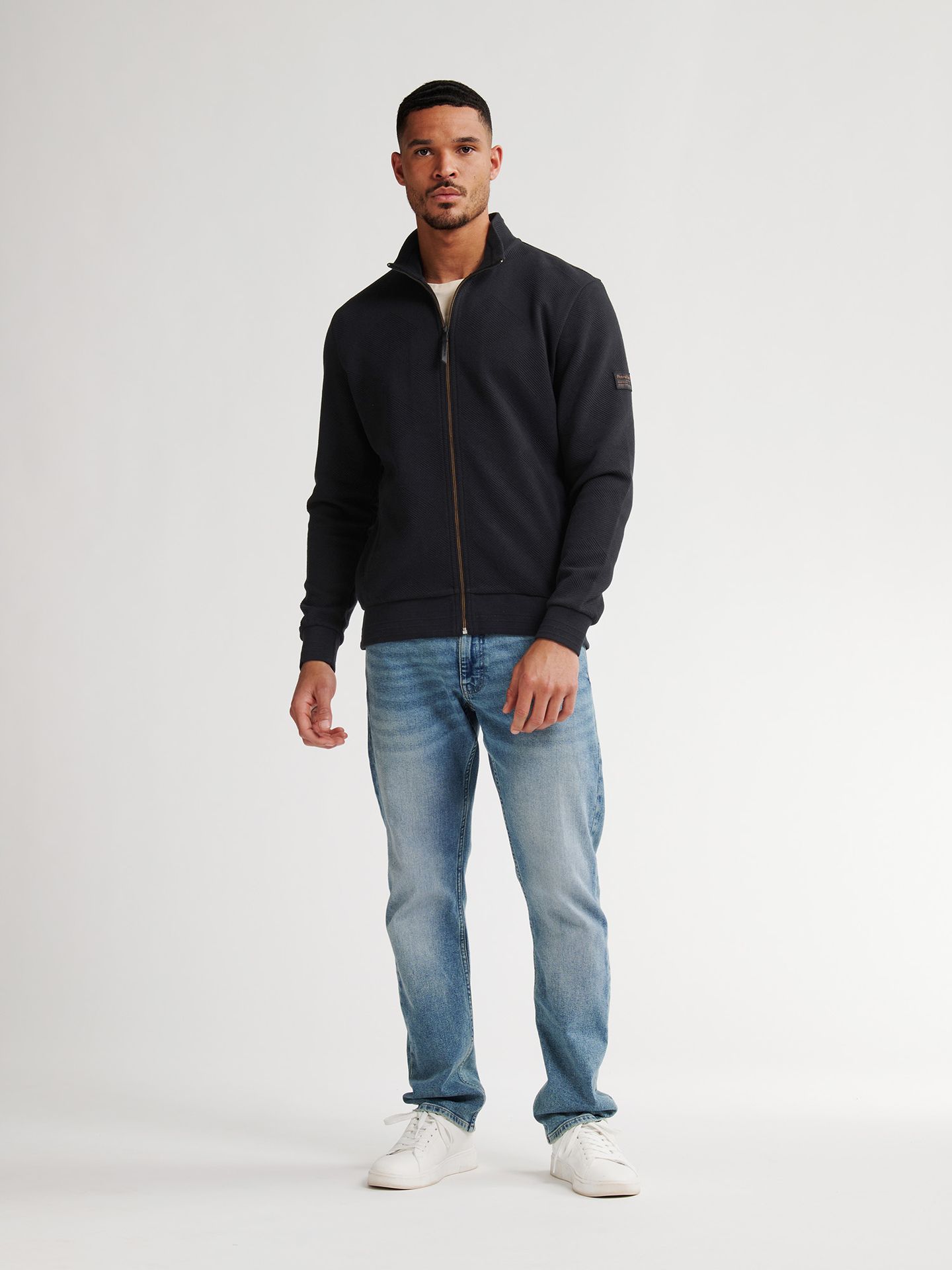 Petrol Industries Men Sweater Collar Zip 9111 deep black 2900159587064