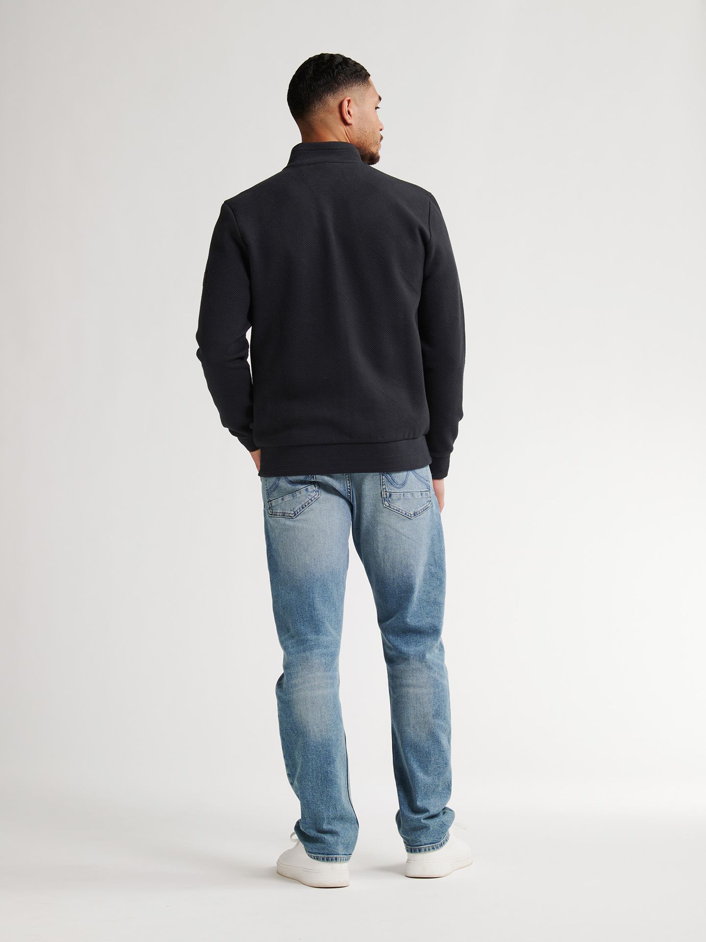 Petrol Industries Men Sweater Collar Zip 9111 deep black 2900159587064