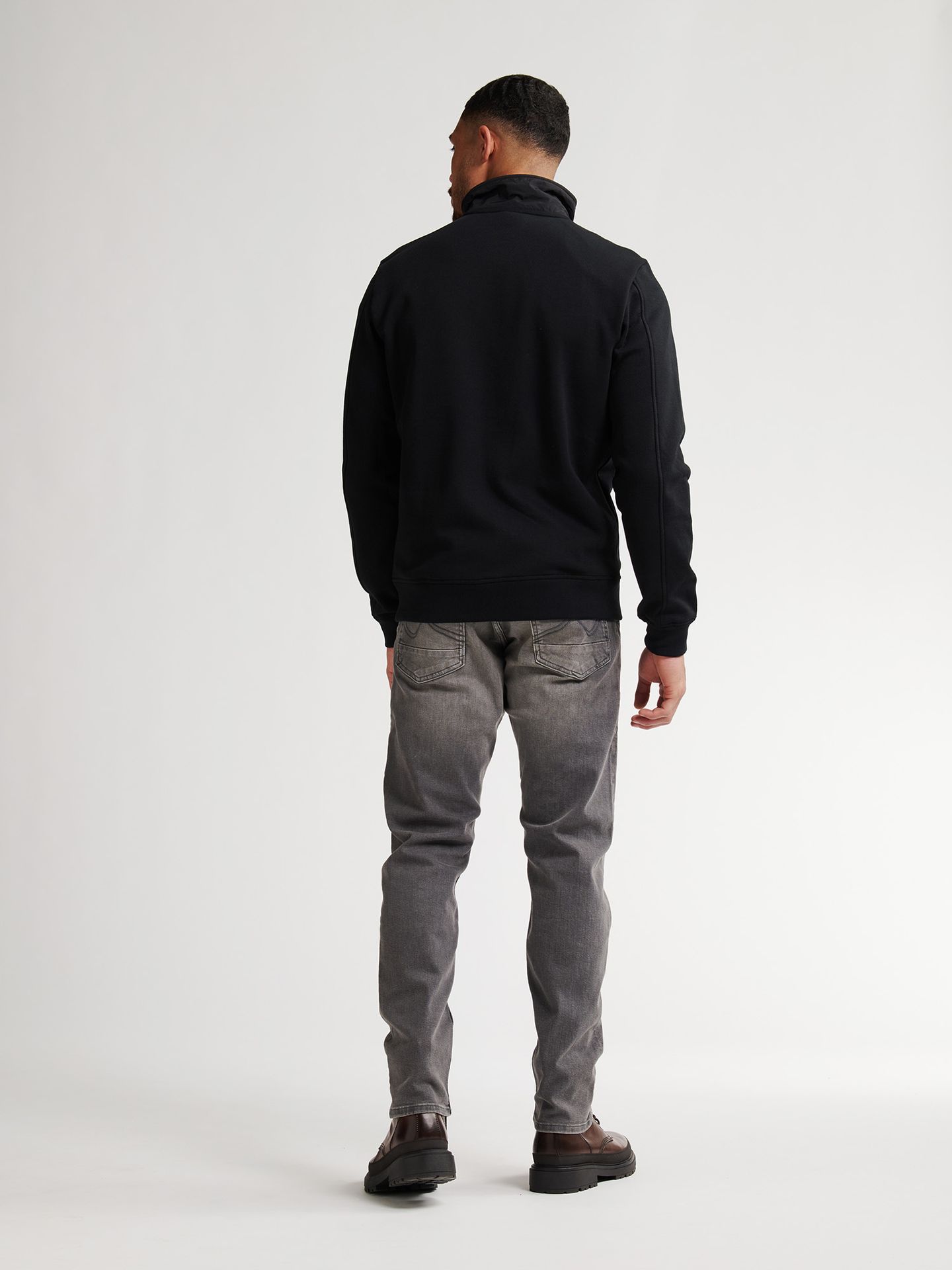 Petrol Industries Men Sweater Collar Zip 9111 deep black 2900159598060