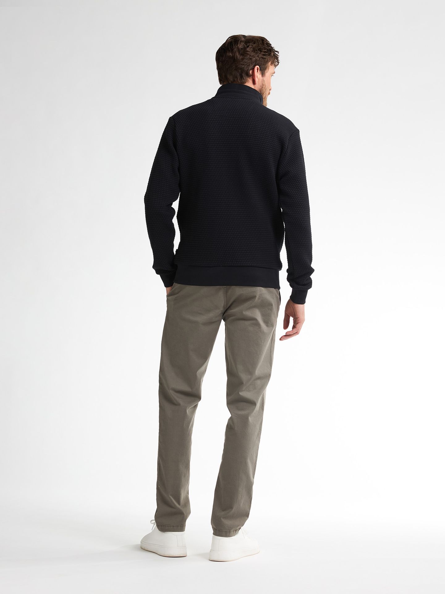 Petrol Industries Men Sweater Collar Zip 9111 deep black 2900158524091