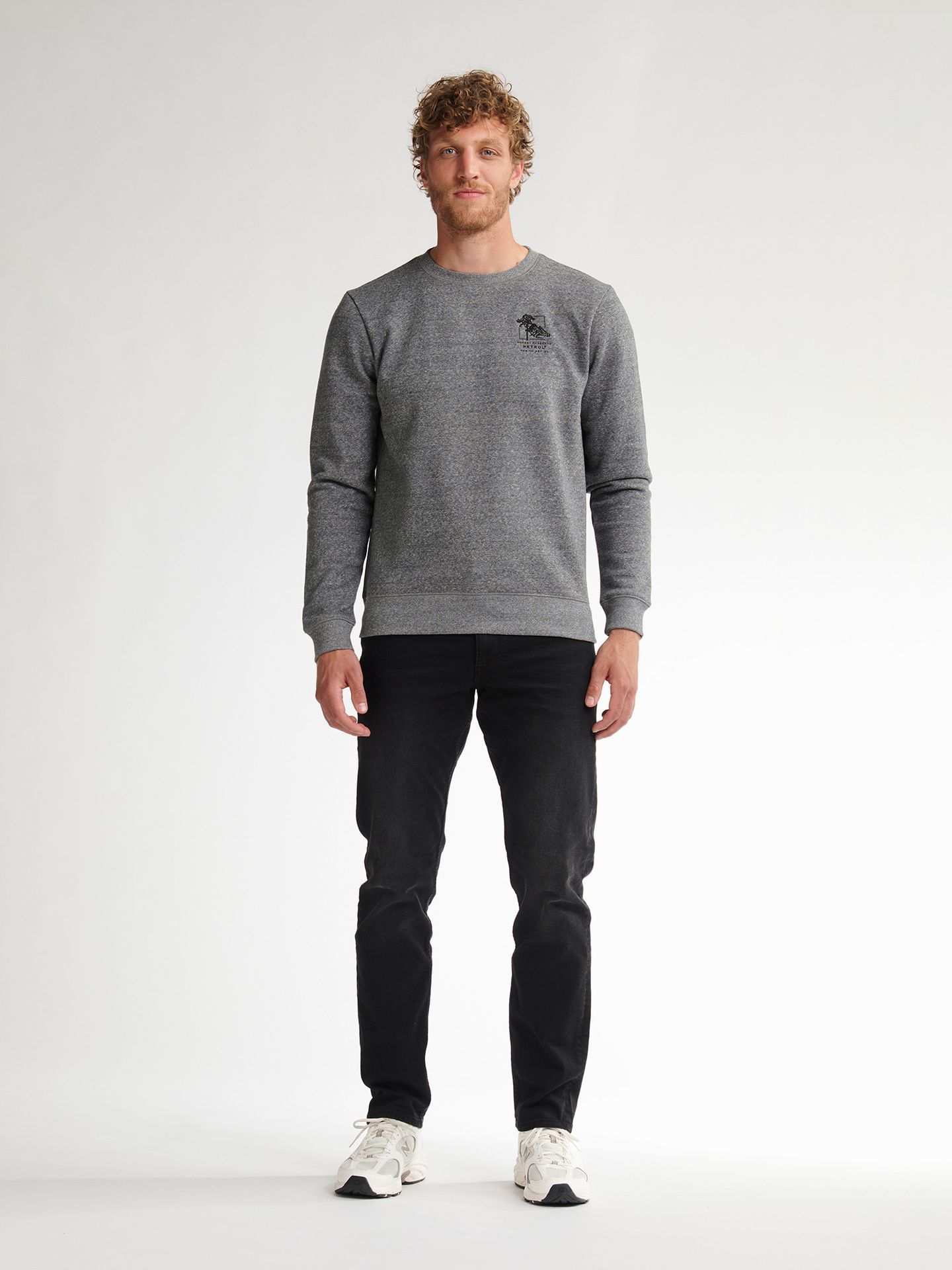 Petrol Industries Men Sweater Round Neck 9112 gunmetal 2900159591061