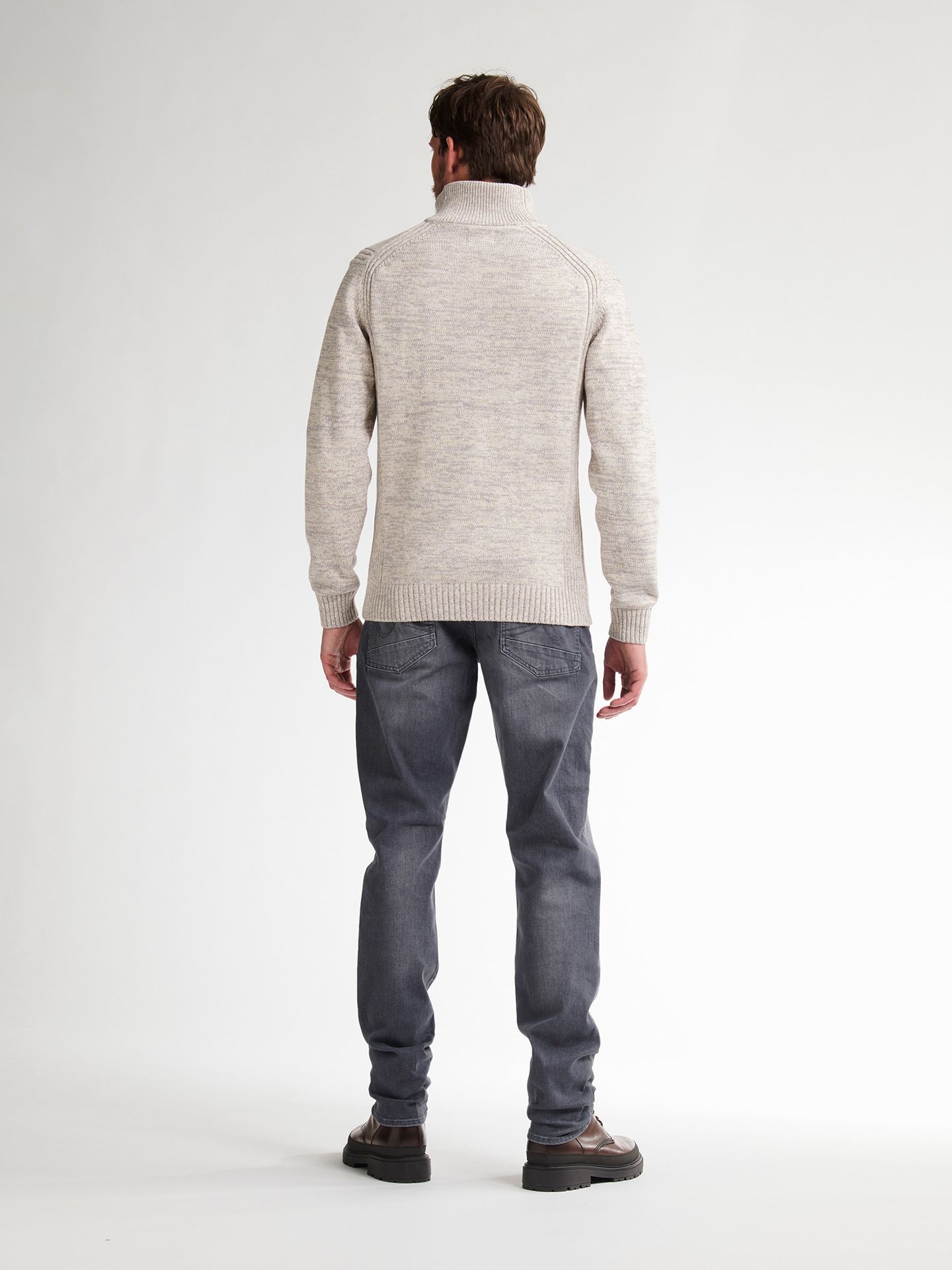 Petrol Industries Men Knitwear Collar 0009 antique white melee 2900159639060