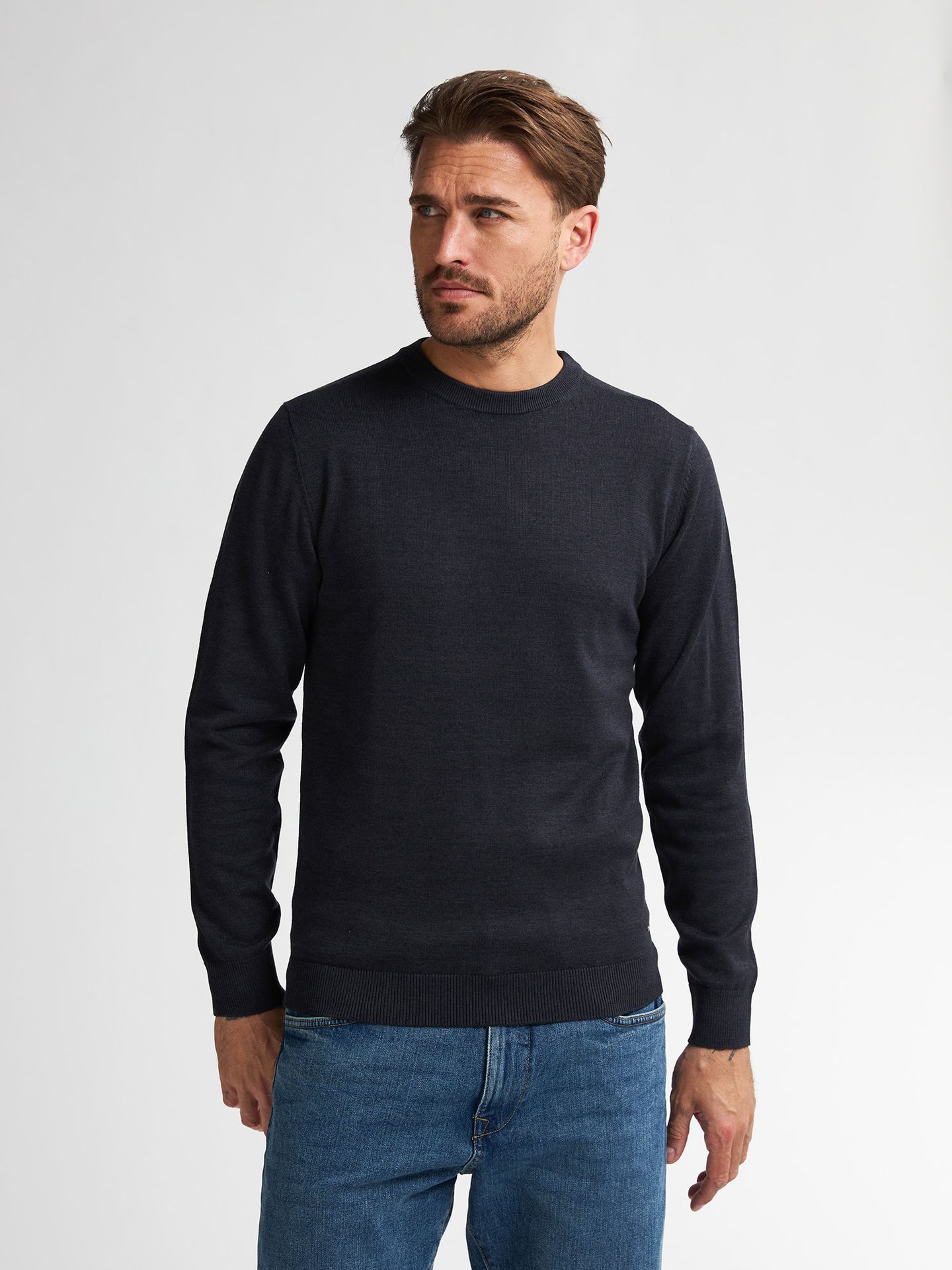 Petrol Industries Men Knitwear Round Neck Basic 9111 deep black 00114373-EKA26002700000166