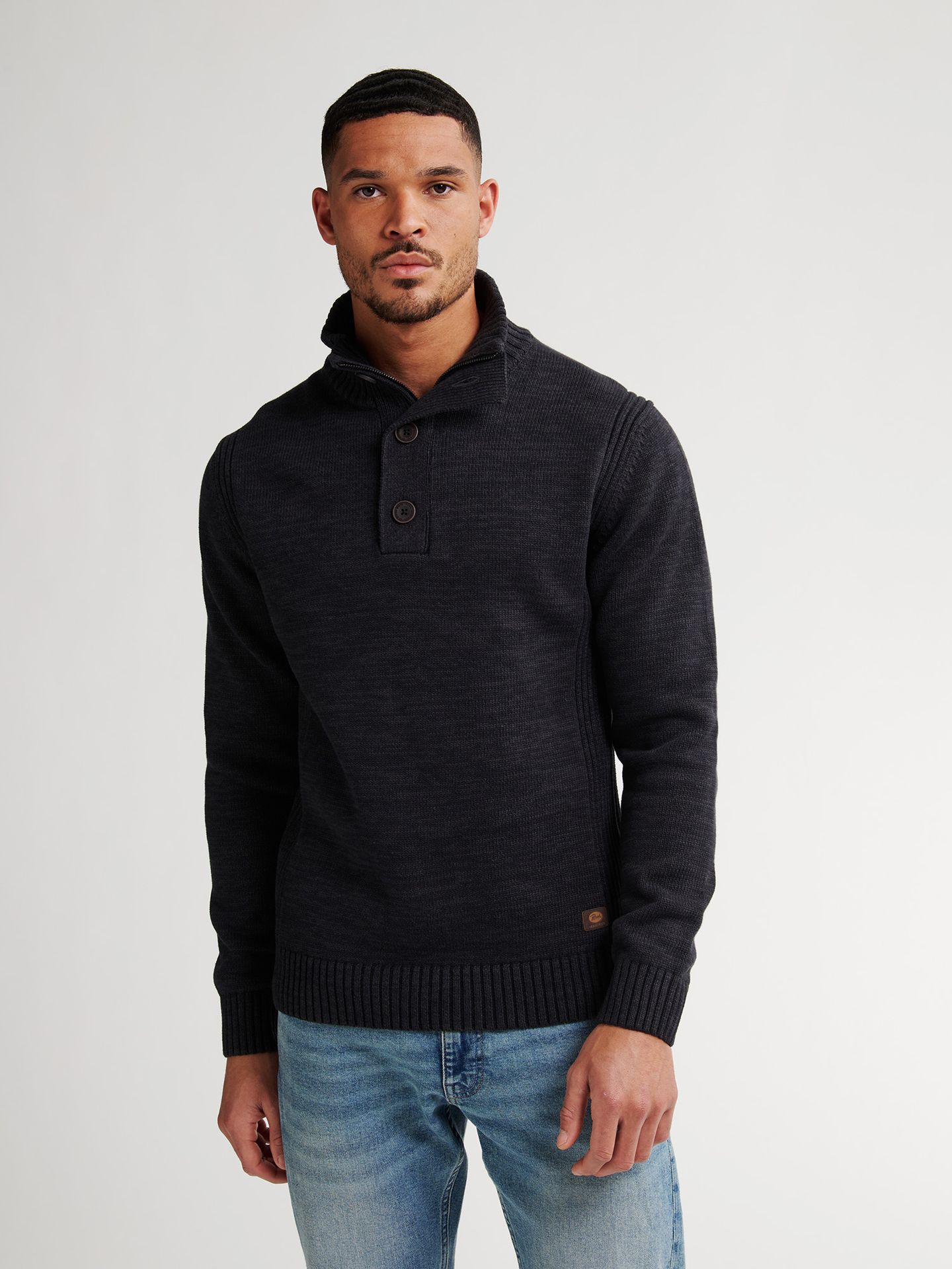 Petrol Industries Men Knitwear Collar 9111 deep black 00114879-EKA26002700000166