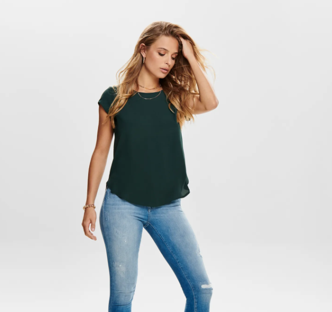 Only ONLVIC S/S SOLID TOP NOOS PTM Green Gables 00101974-EKA26011400000082