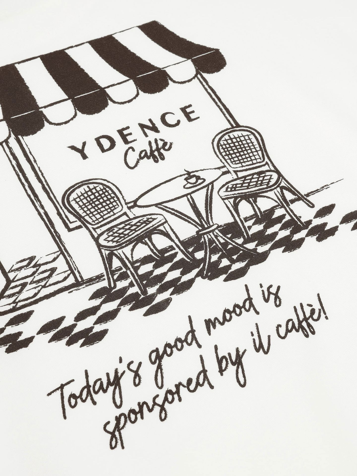 Ydence T-shirt Ydence cafe off white 2900167127023
