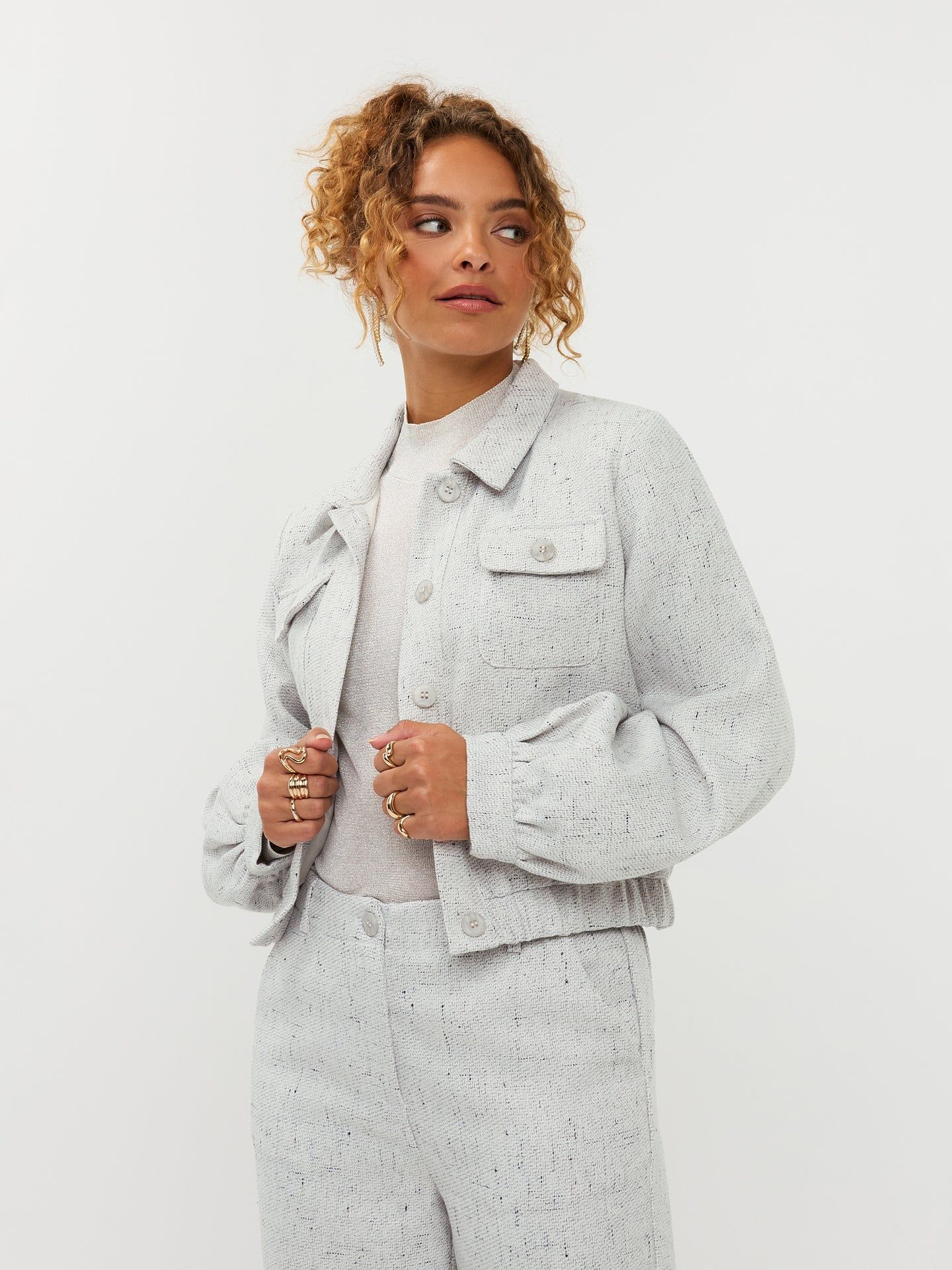 Ydence Jacket Jinte ecru 00115902-A0 Ydence Jacket Jinte ecru 00115902-A0