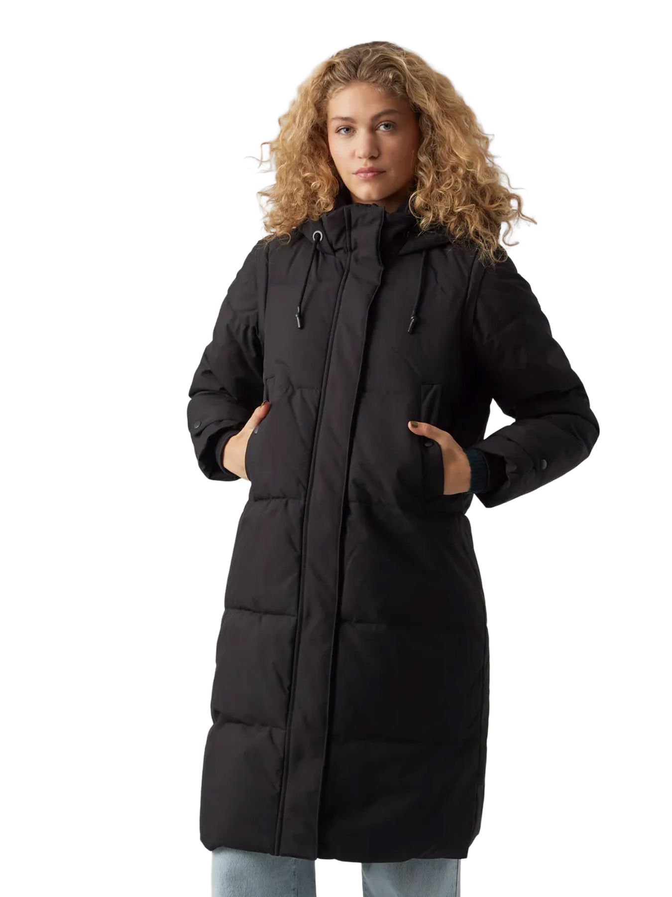 Vero Moda VMMARGARET LONG COAT GA NOOS Black 2900160383037
