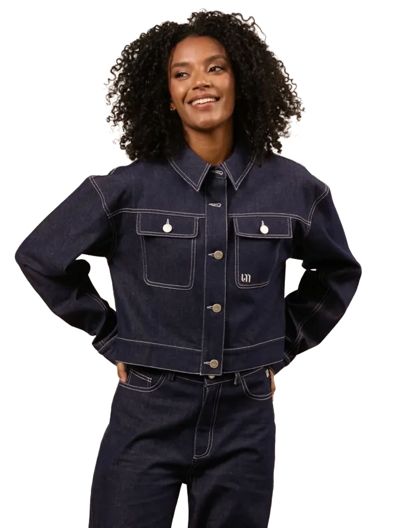 Lofty Manner Jacket Ariah 415 denim blue 00115326-EKA26013300000052