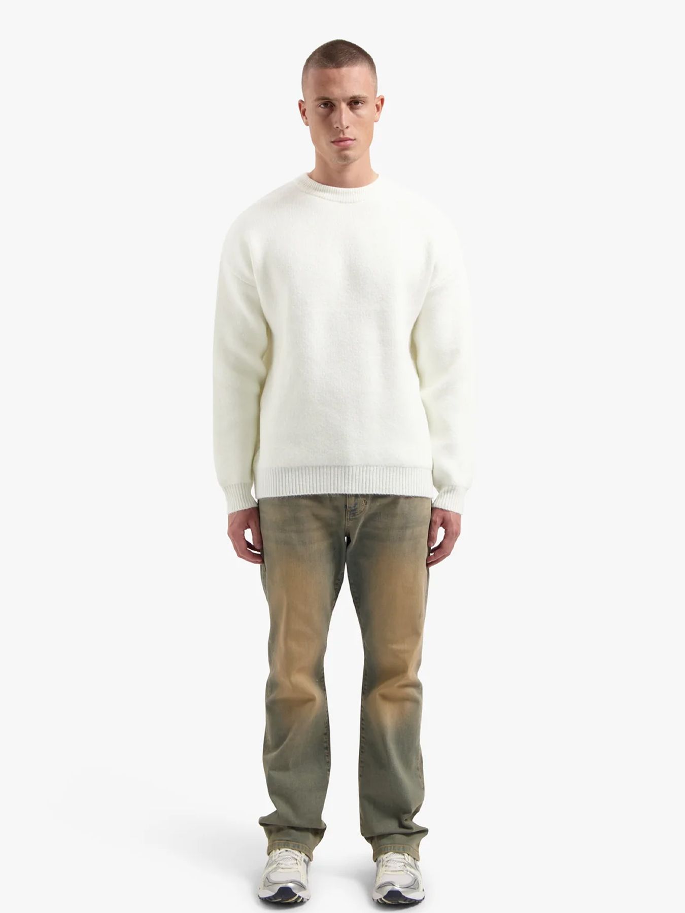 Croyez Gallery knit sweater off white 2900160442048