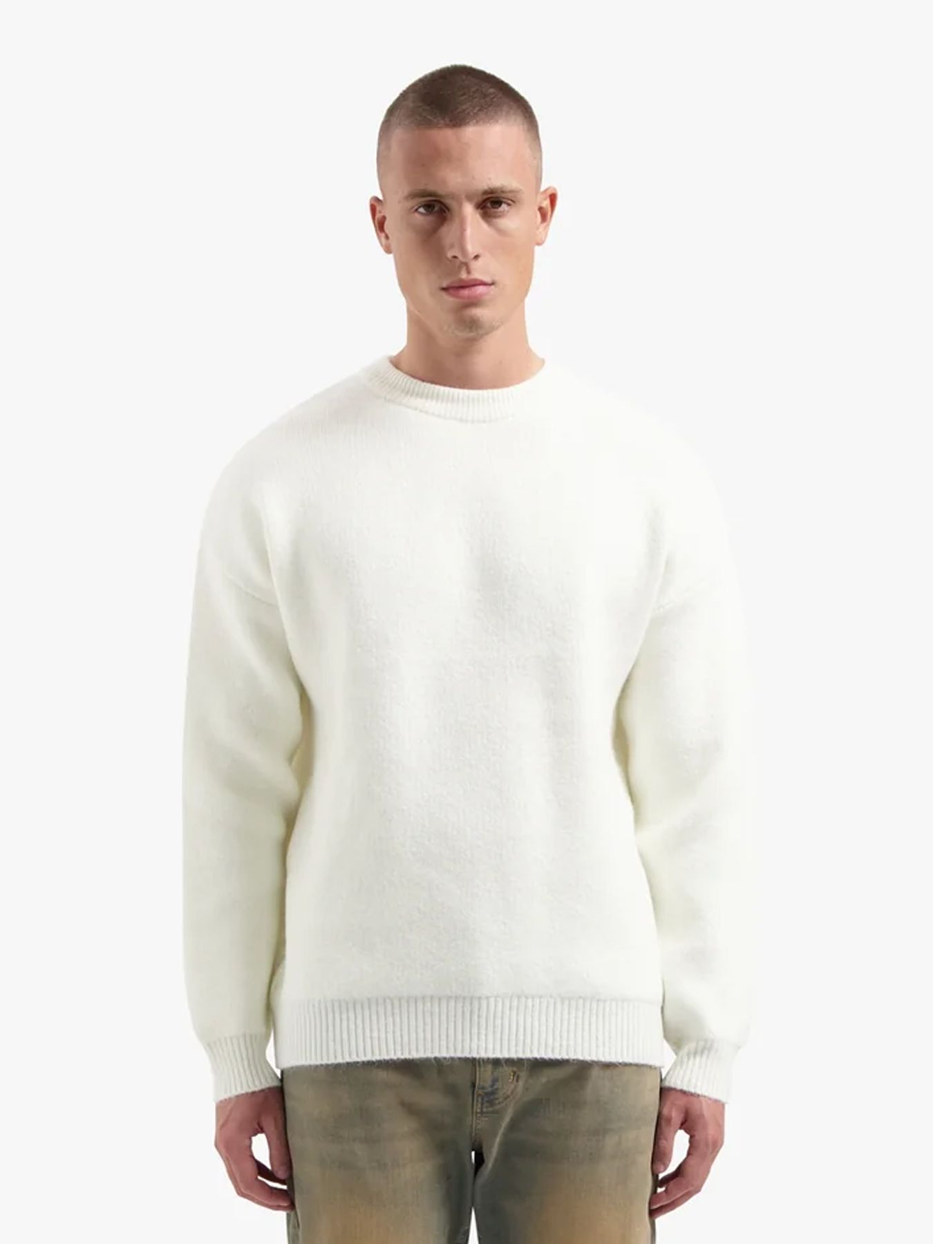 Croyez Gallery knit sweater off white 2900160442048