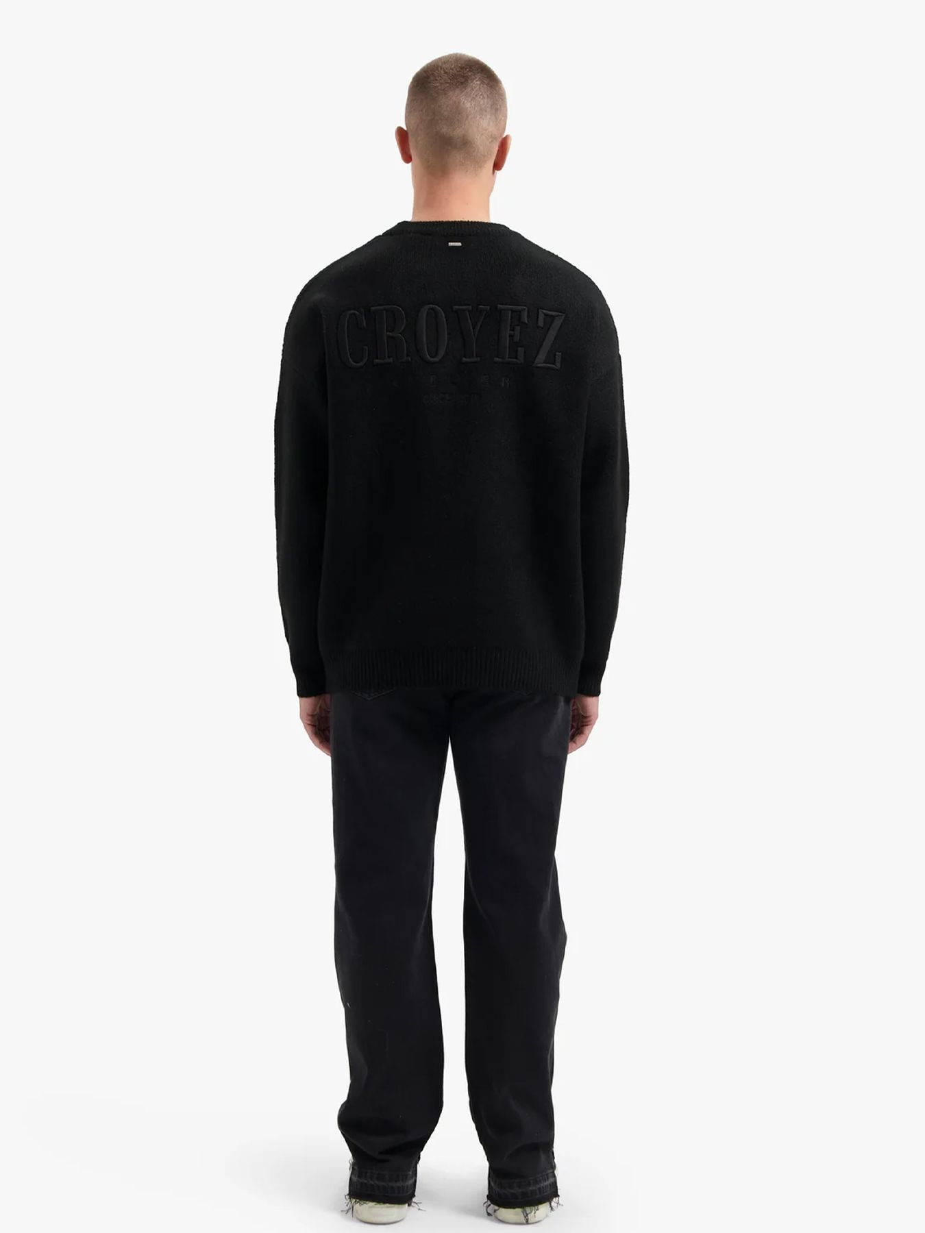 Croyez Gallery knit sweater Black 2900160443069