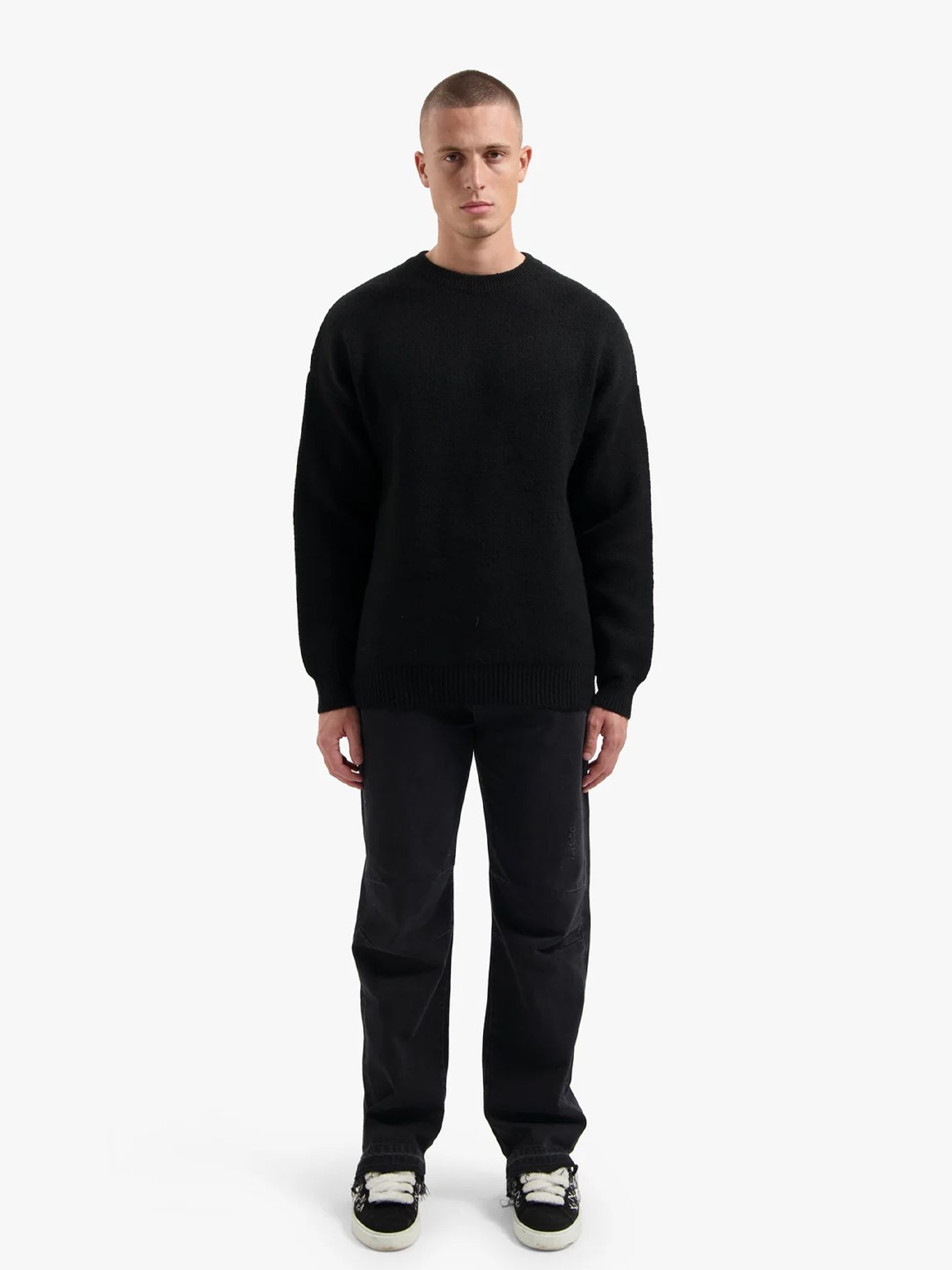 Croyez Gallery knit sweater Black 2900160443069