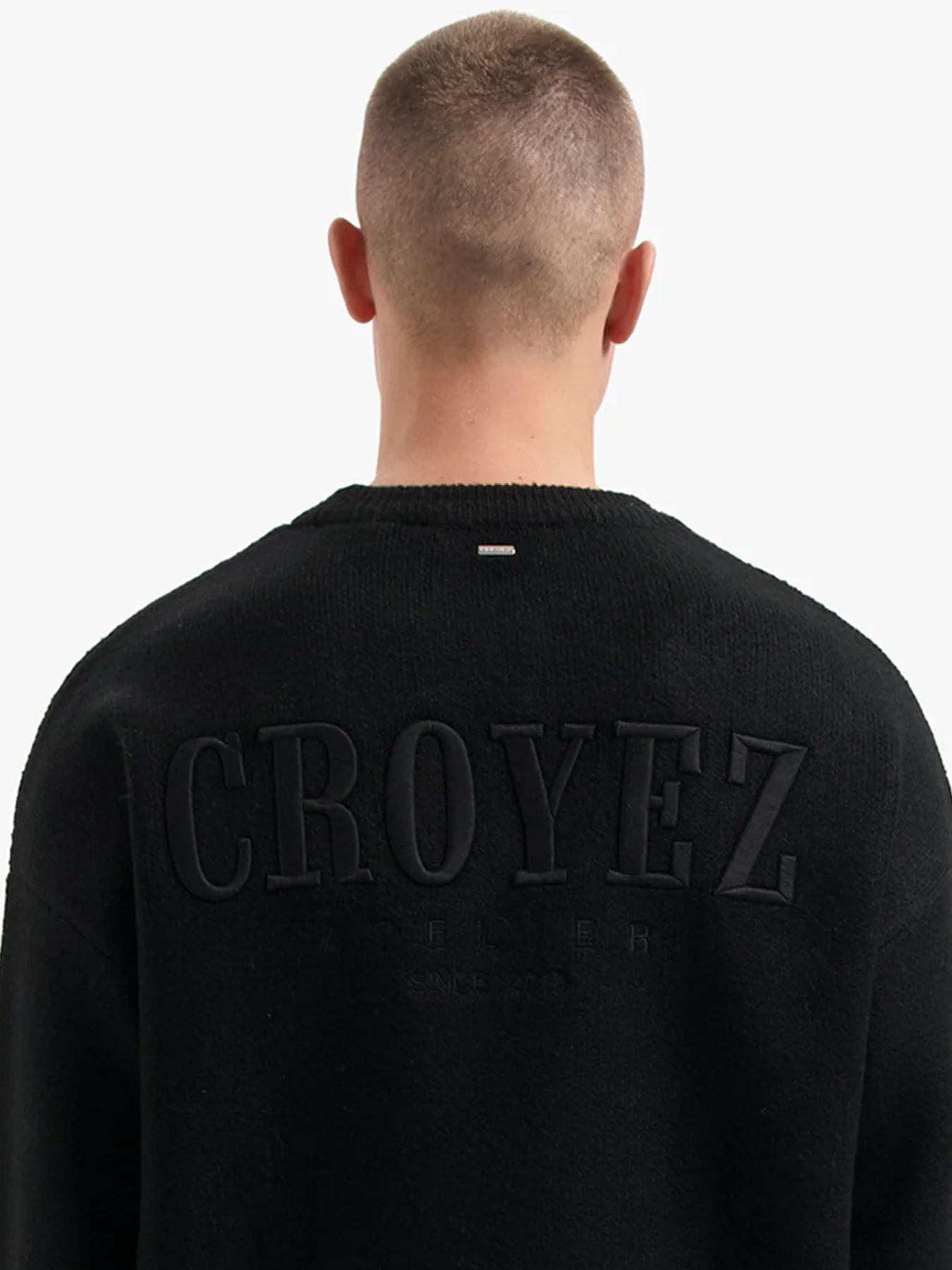 Croyez Gallery knit sweater Black 2900160443069